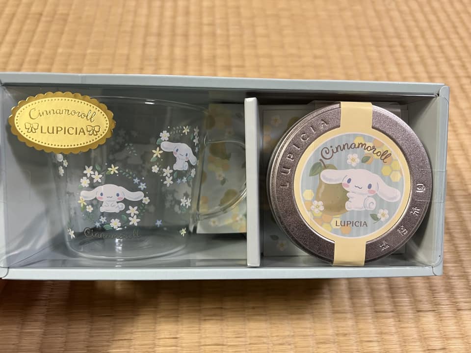Sanrio mumu cinnamoroll jasmine green tea set