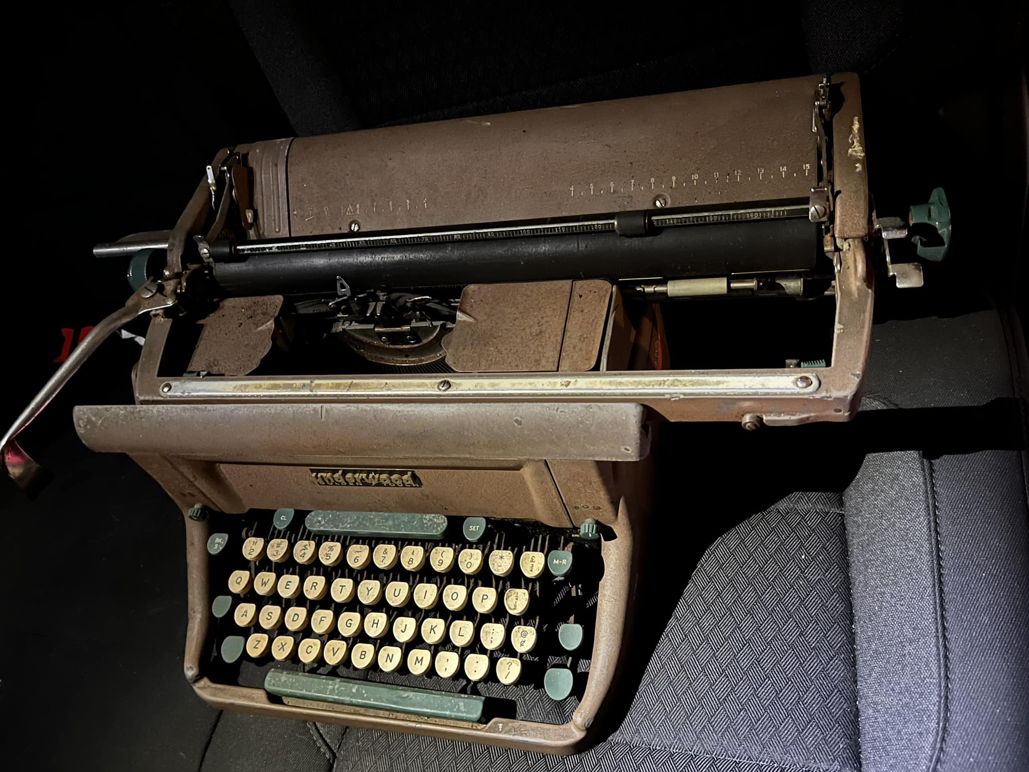Restored 1957 Underwood Golden Touch typewriter