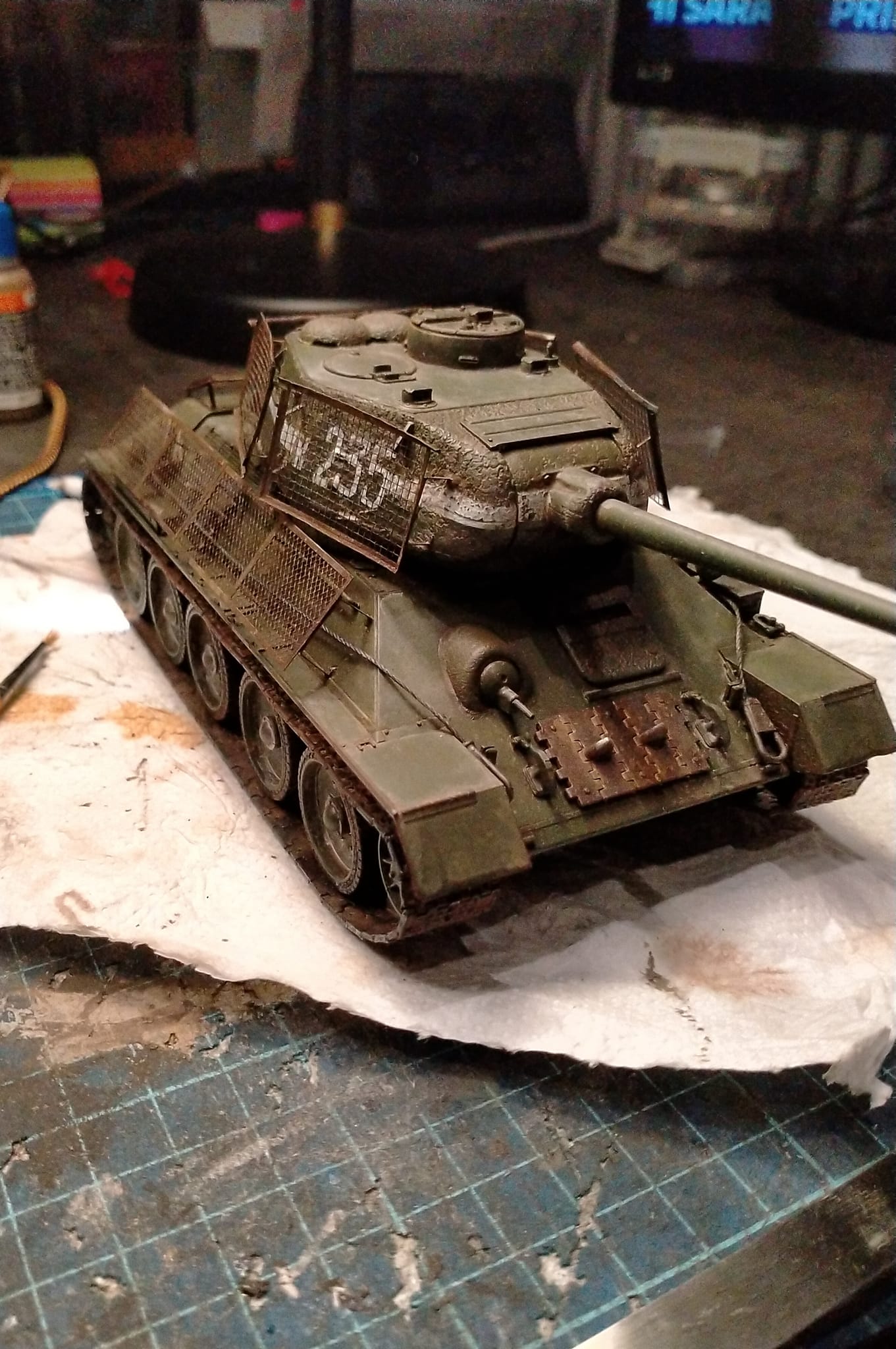 Kit Modélisme Char T-34/85 MINIATURE MODEL KIT De Montage Miniart T-34