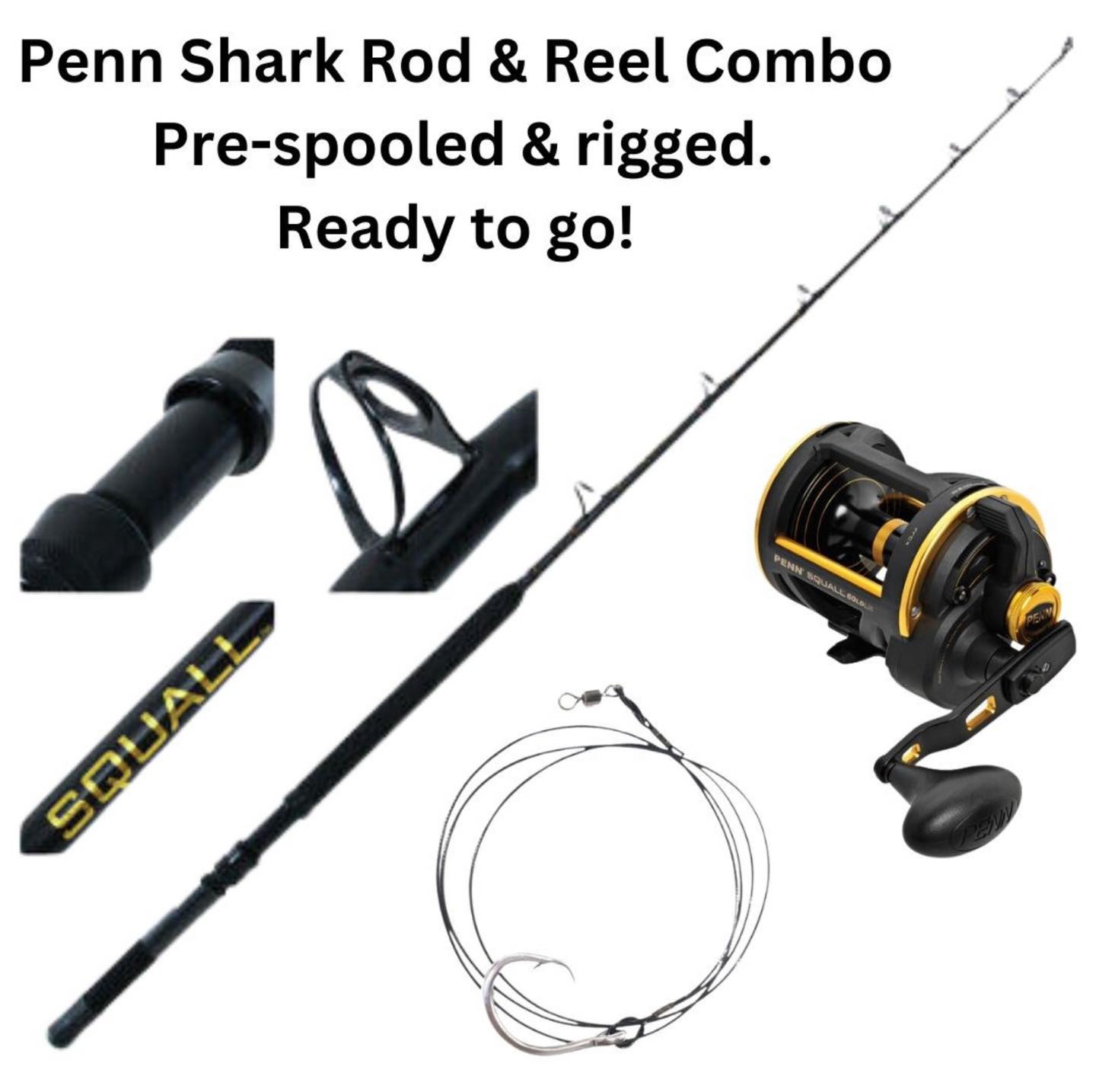 best rod and reel combo for shark fishing Carbon Elite Surf - 8'8'' Medium resistant components and durable finishes ensure consistent performance in harsh saltwater environments Land Based Shark Rods -