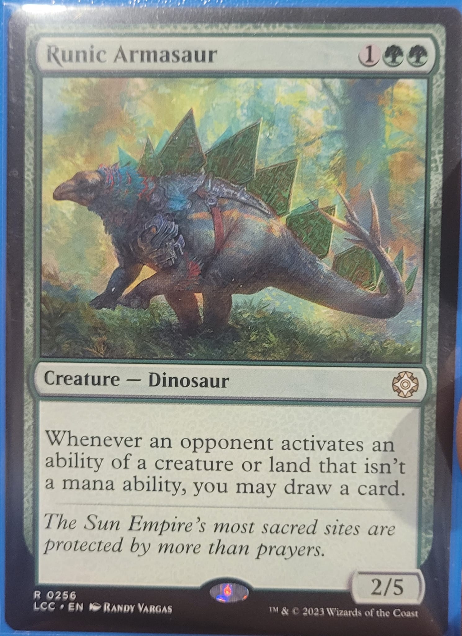 MTG Runic Armasaur Core Set 2019 200 / 280 Magic the Gathering