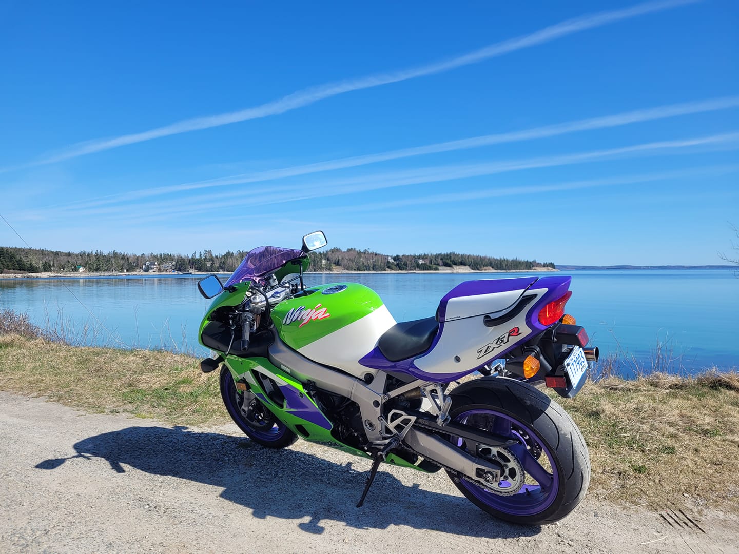 The 1997 Kawasaki ZX7-R takes center stage with a June '97