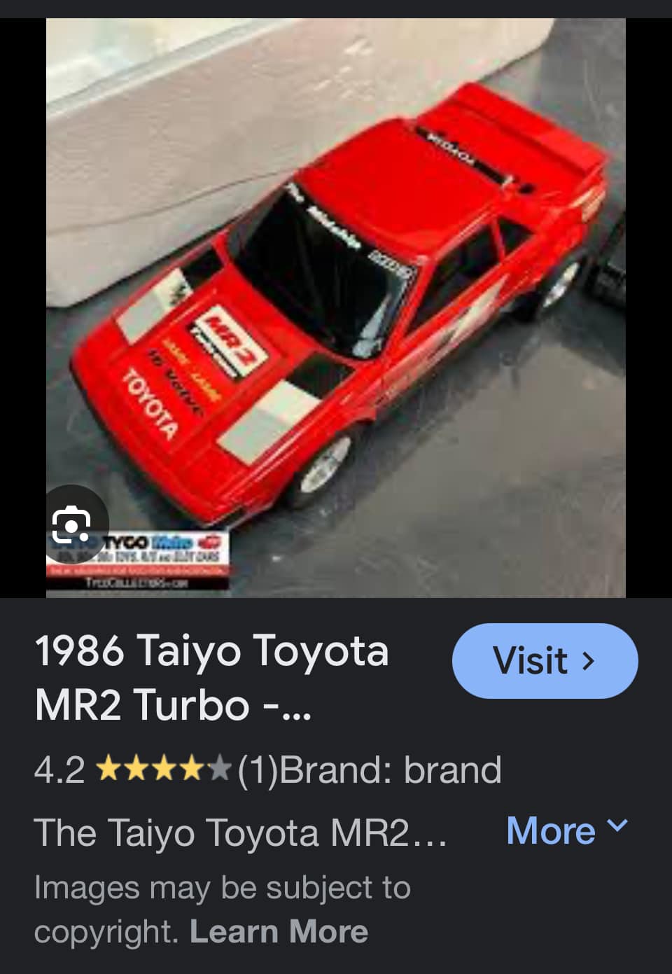 ニッコーラジオコントロール TOYOTA MR‐2ミッドシップ Where to find