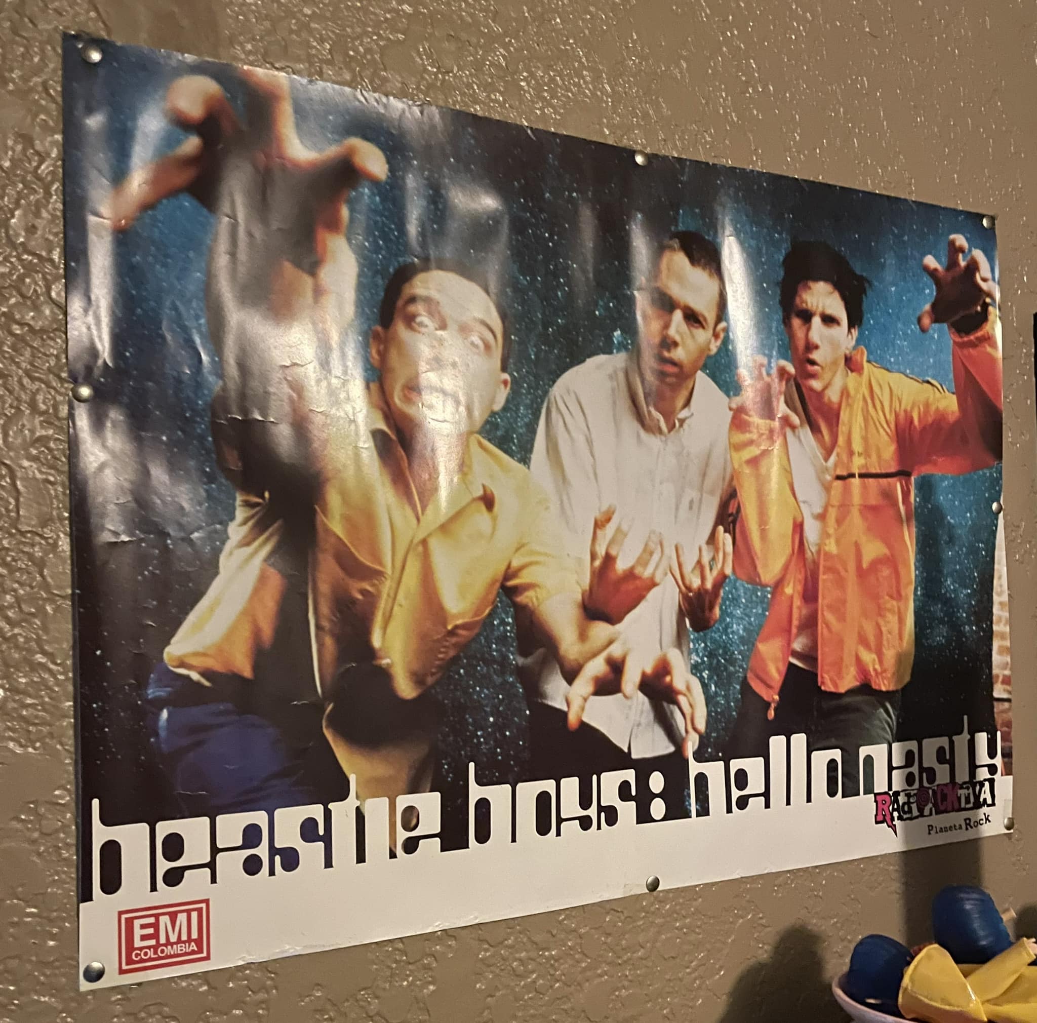 Beastie Boys Promo Lithograph Hello Nasty Poster 11 X 17