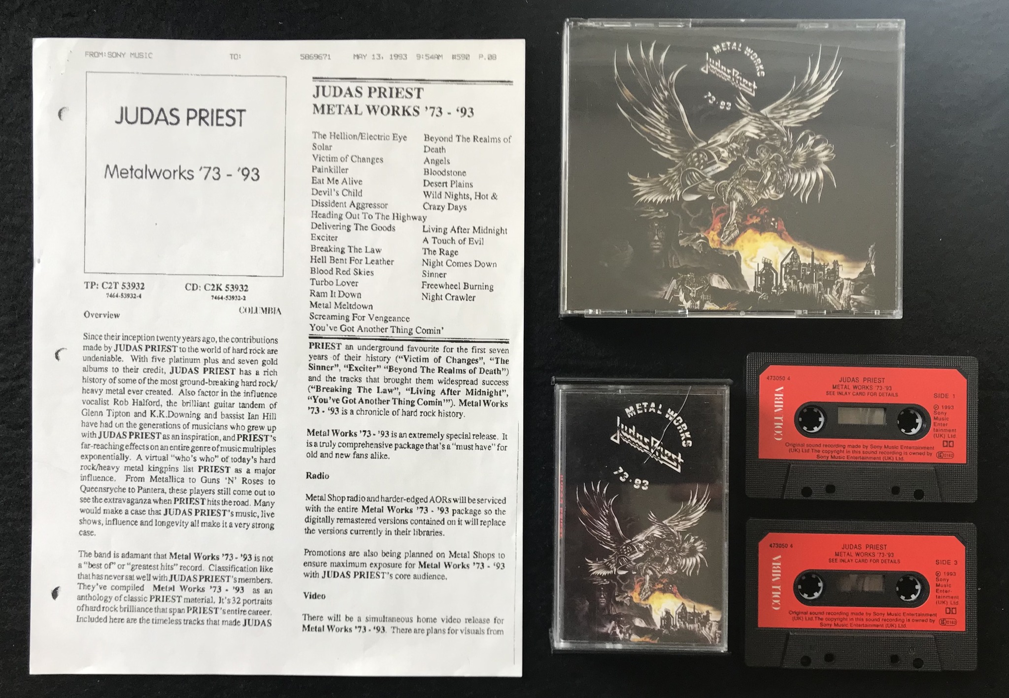 On May 25, 1993. Judas Priest released on VHS 
