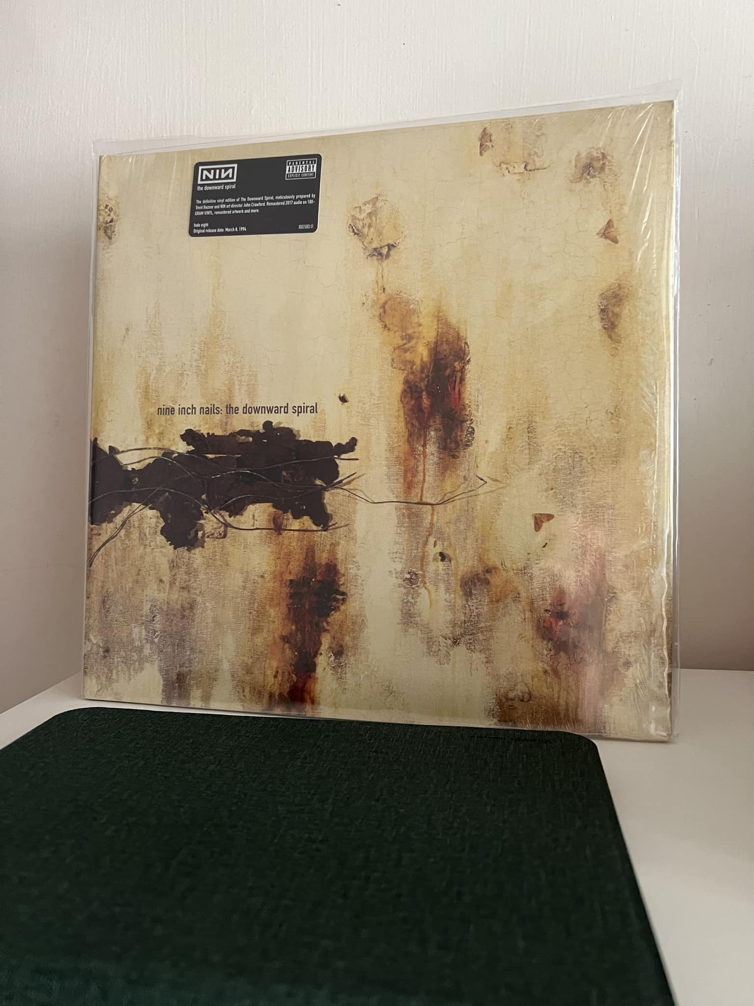 Rare vinyl copy of The Downward Spiral found