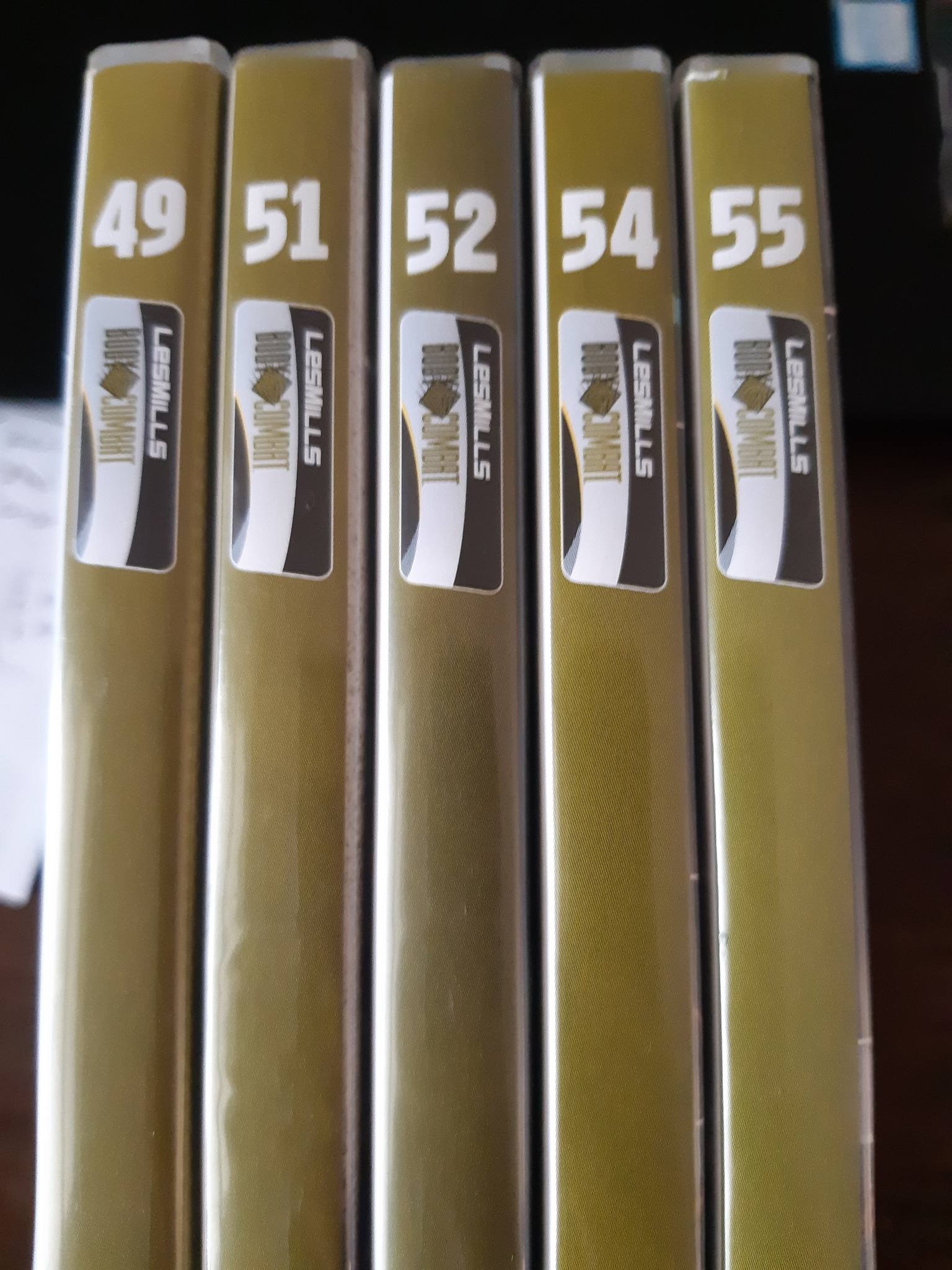 More BodyCombat releases for sale. BC49, 51, 52, 54, 55. These are 