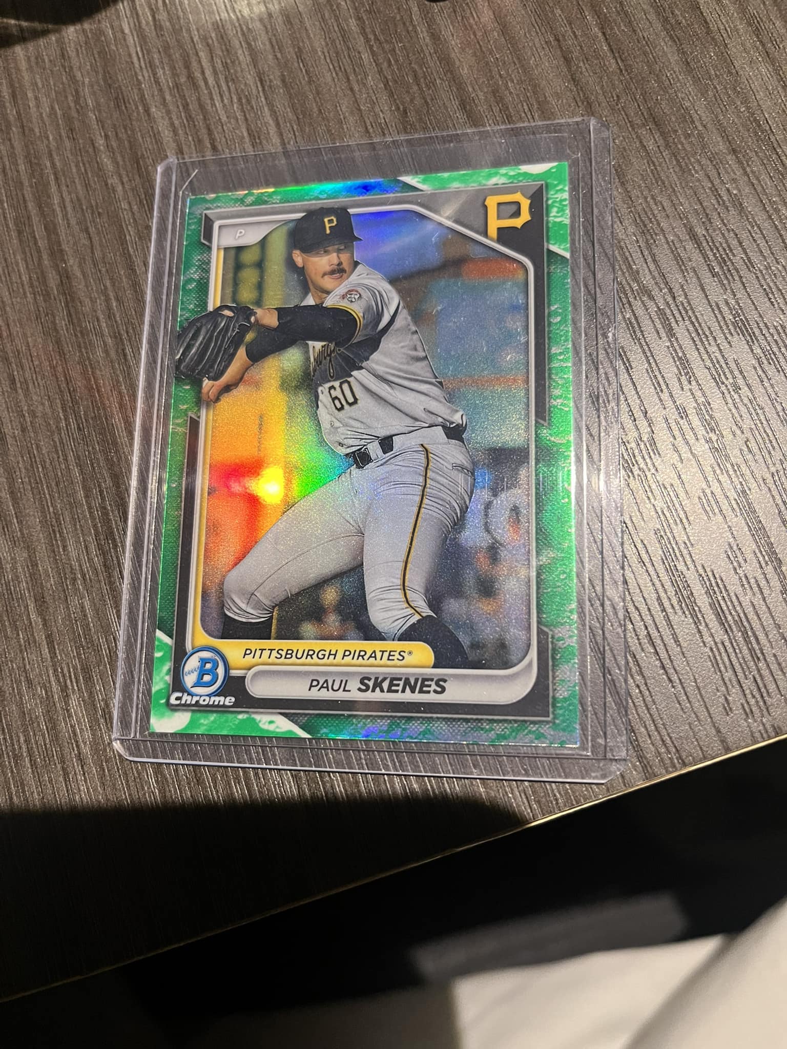 Pulled my 1st ever Paul Skenes patch/auto #34/99