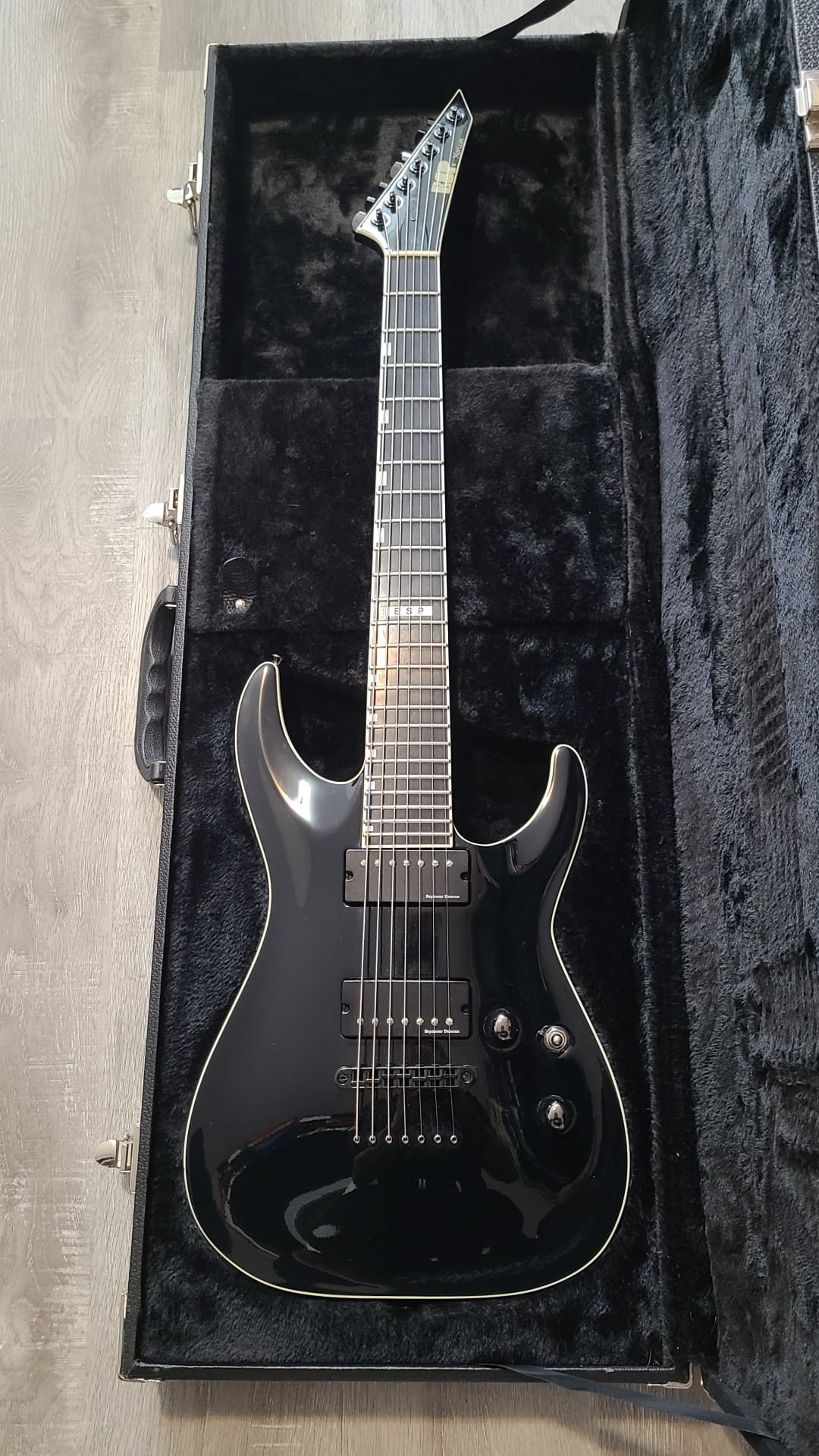 ESP E-II M-II 7 NT guitar purchase with upgrades