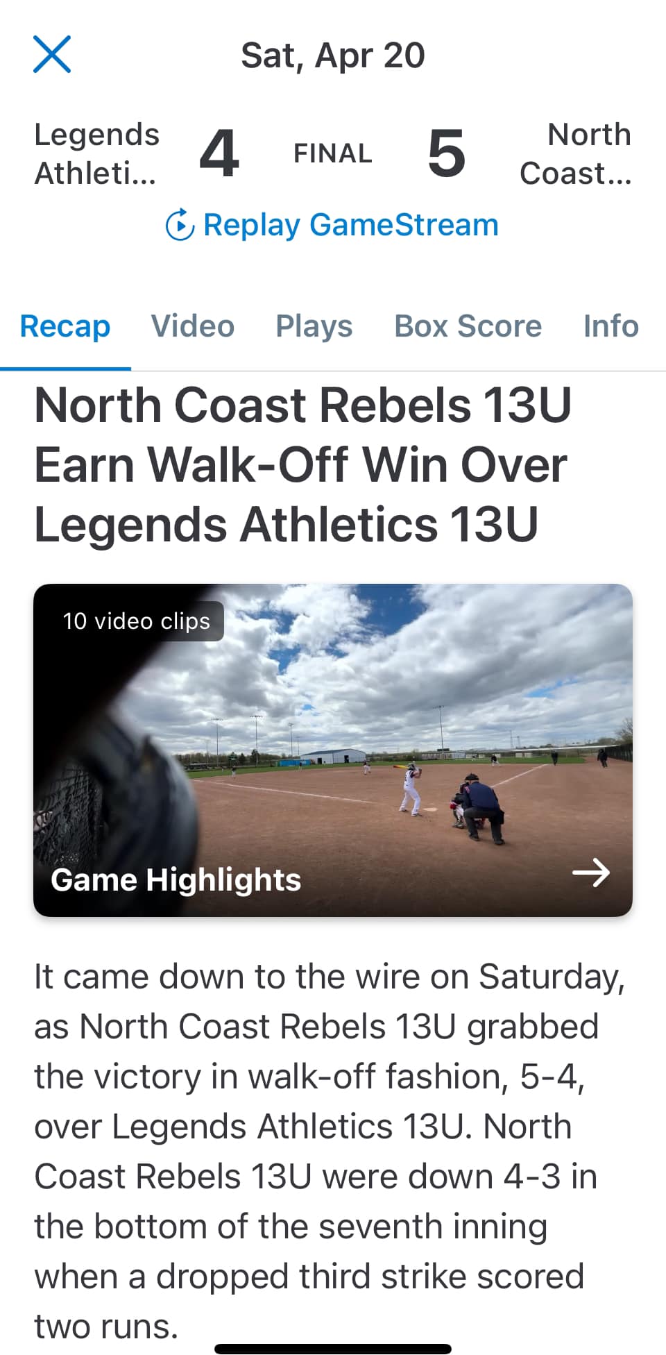 NORTH COAST REBELS TRAVEL BASEBALL | Facebook
