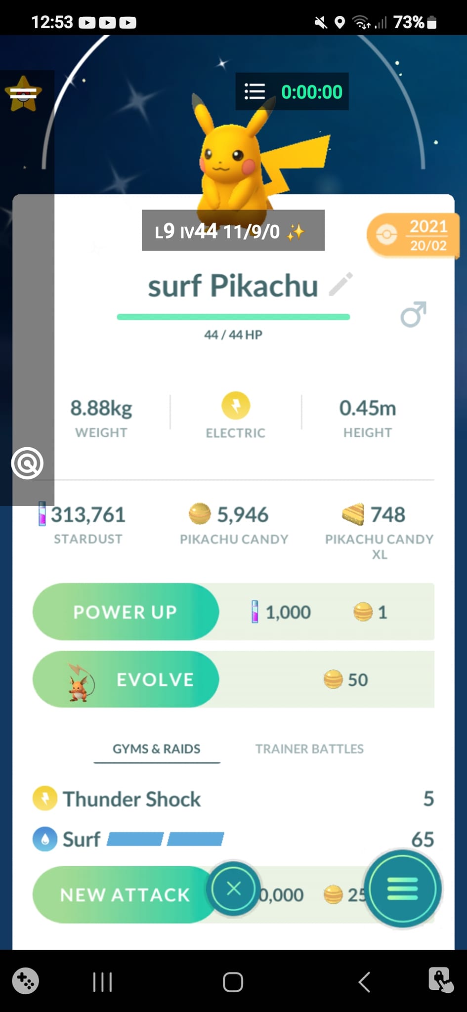 Rare Vintage Surfing Pikachu! At nearly 30 years old, this event