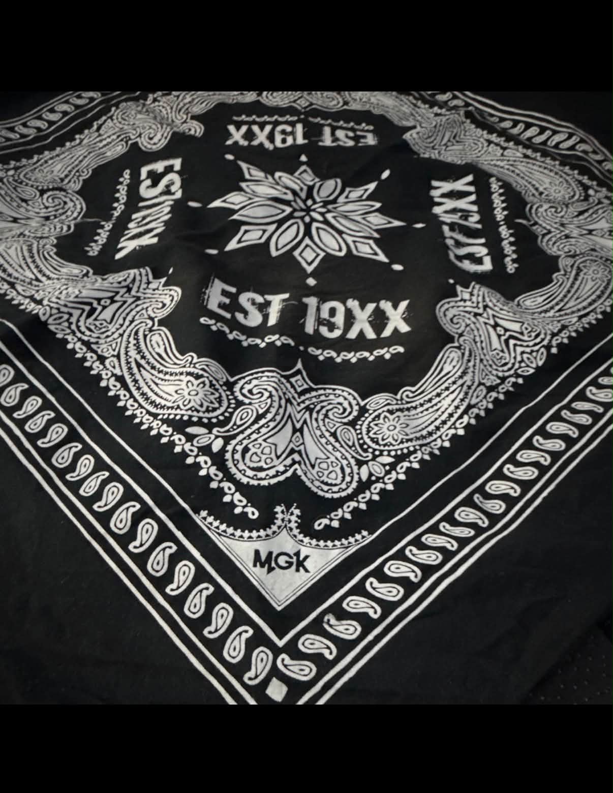 MGK merchandise for sale - bandanas, shirts, and more