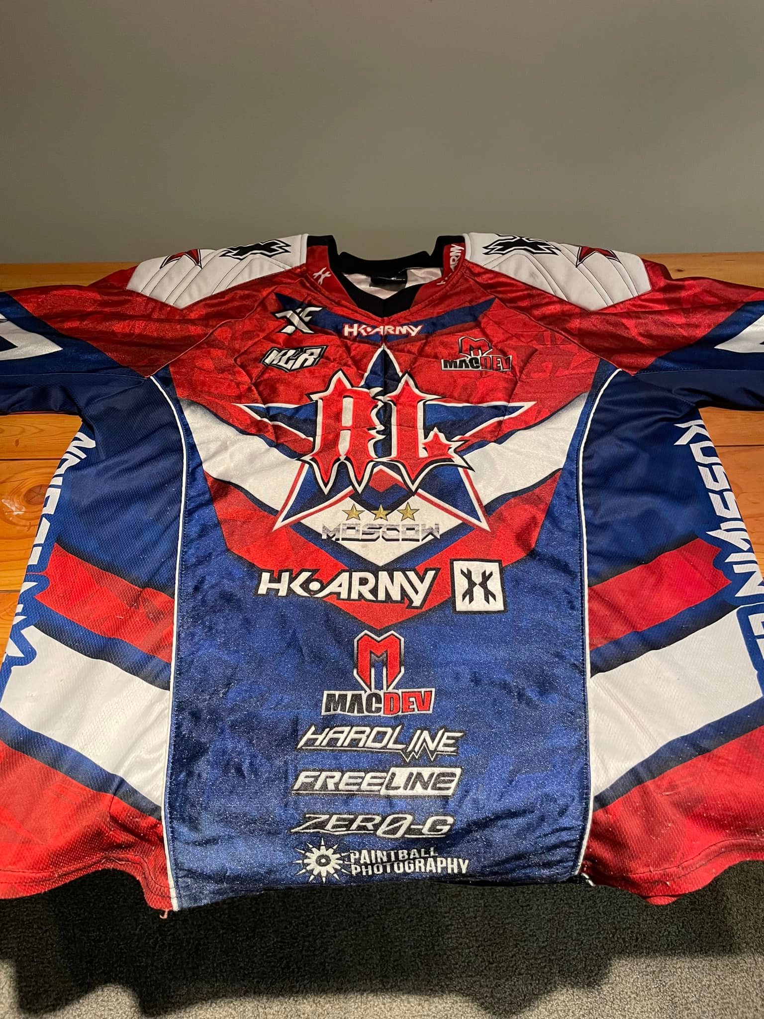 Maillot Paintball HK Army Freeline - Taille XL, Couleur Graphite, Neuf
