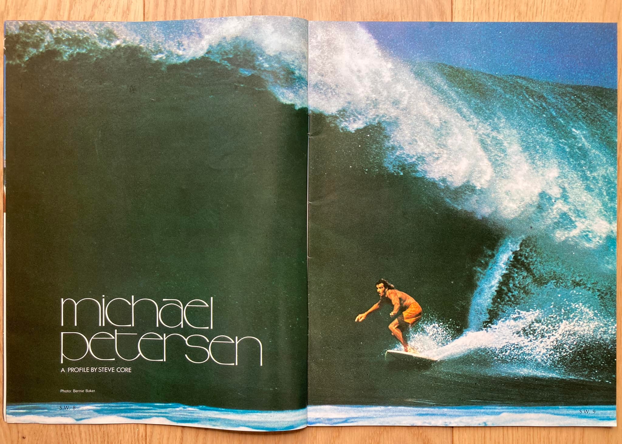Michael Petersen surf photo by Steve Core
