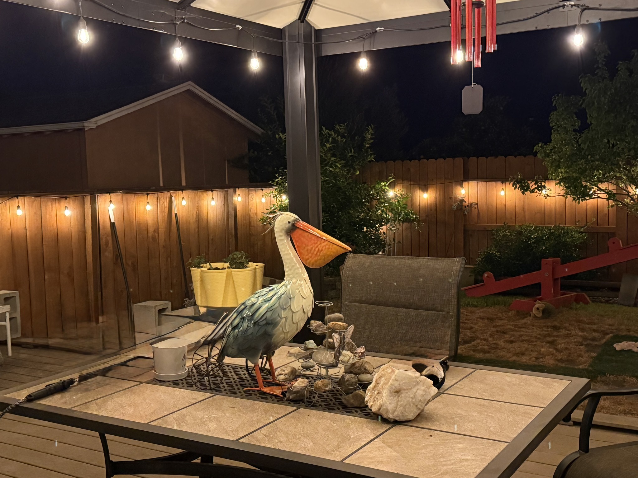 Impulse buying a pelican statue at Costco