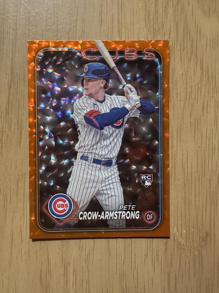 2024 Panini Prizm - Pete Crow-Armstrong (RC) Red Pulsar Top Tier /399