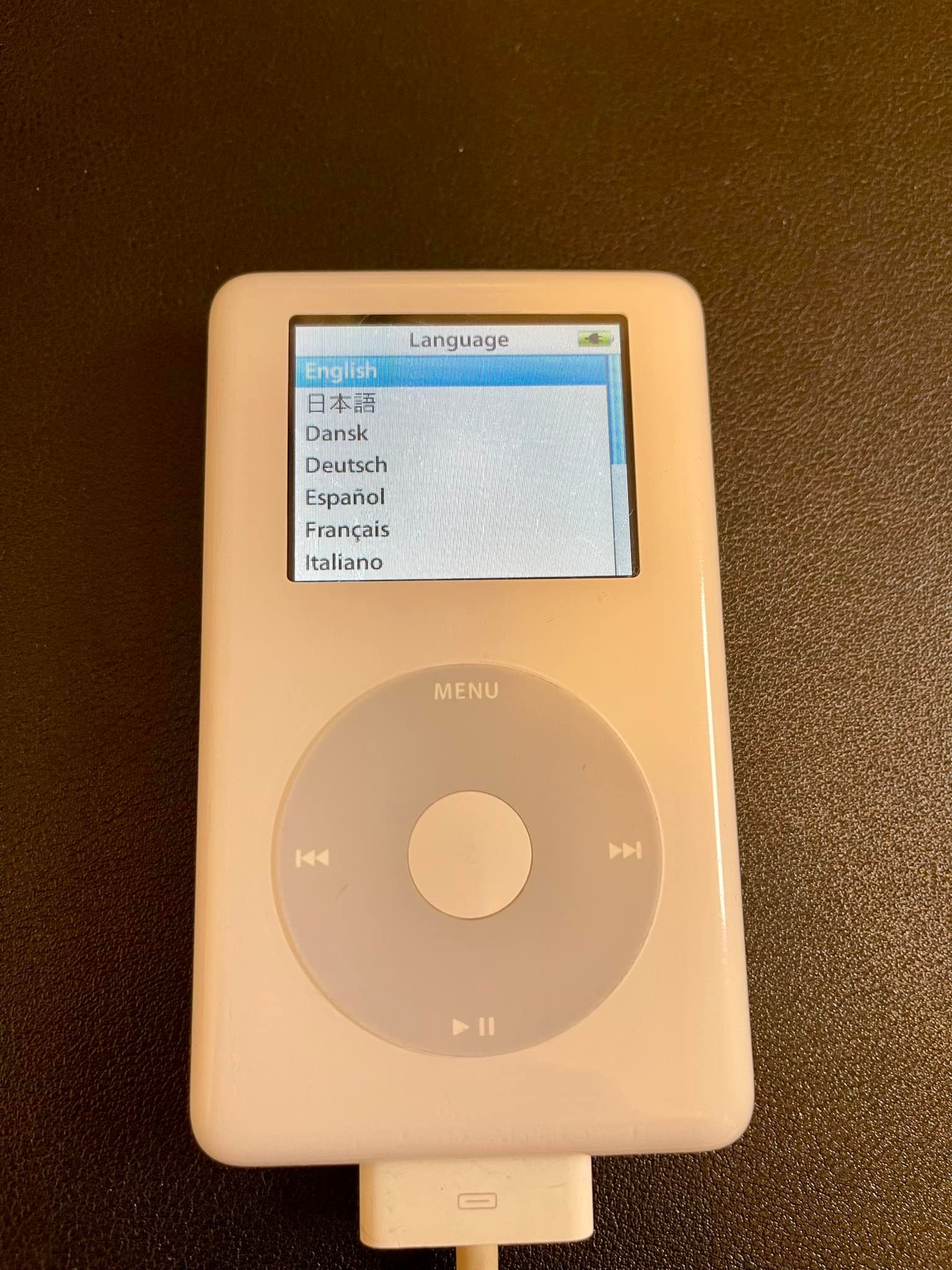 iPod classic mod with iflash ATA1 and 1400 mah battery