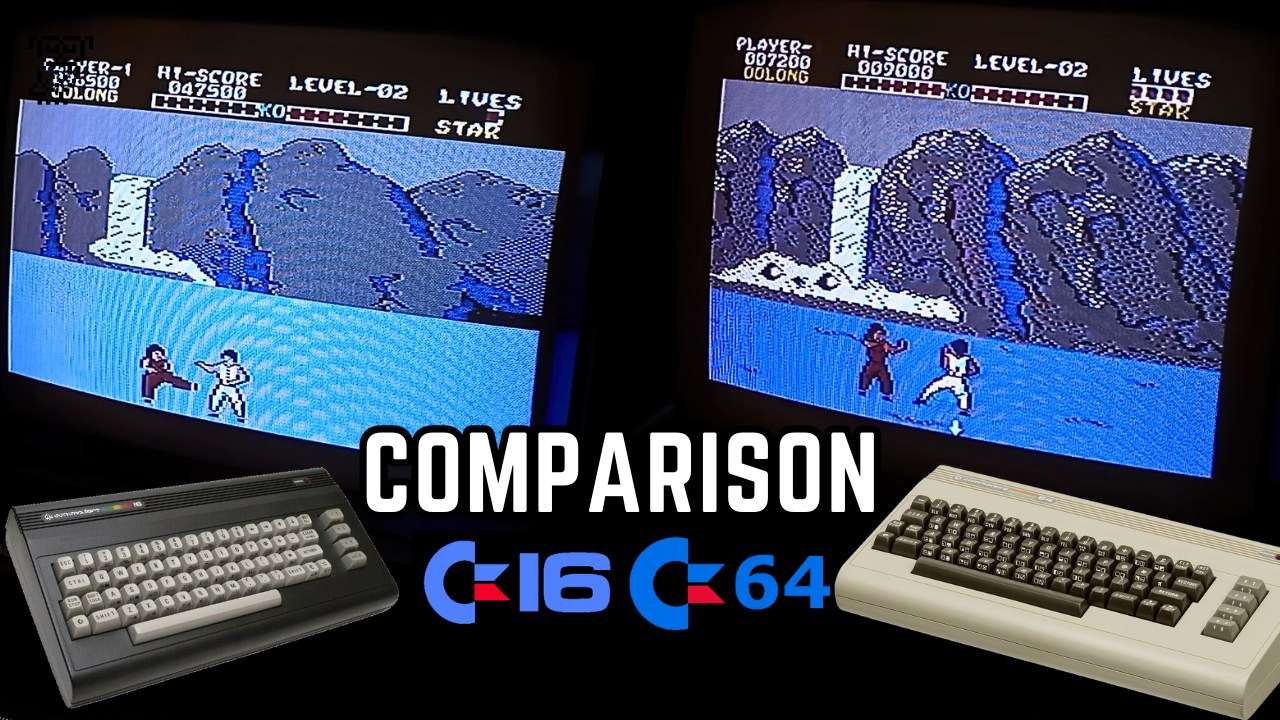 LAID 「Last Anniversary Innocent Days」 Yie Ar Kung Fu comparison: Commodore 16 vs Commodore 64