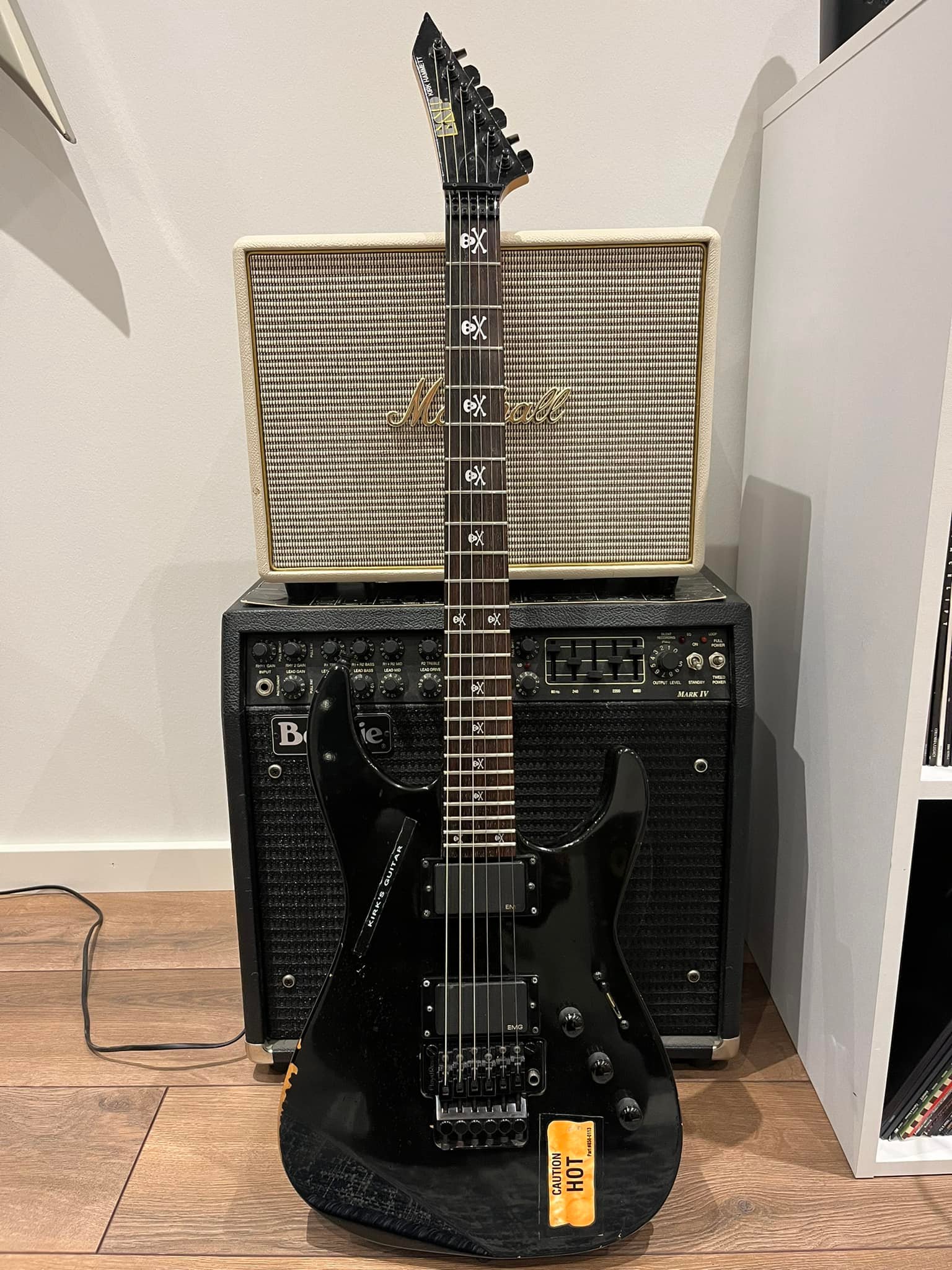 ESP guitar with vintage EMG 81 pickups