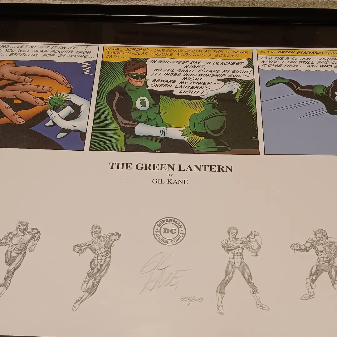 Rare 17x22 Green Lantern poster found at local comic book store