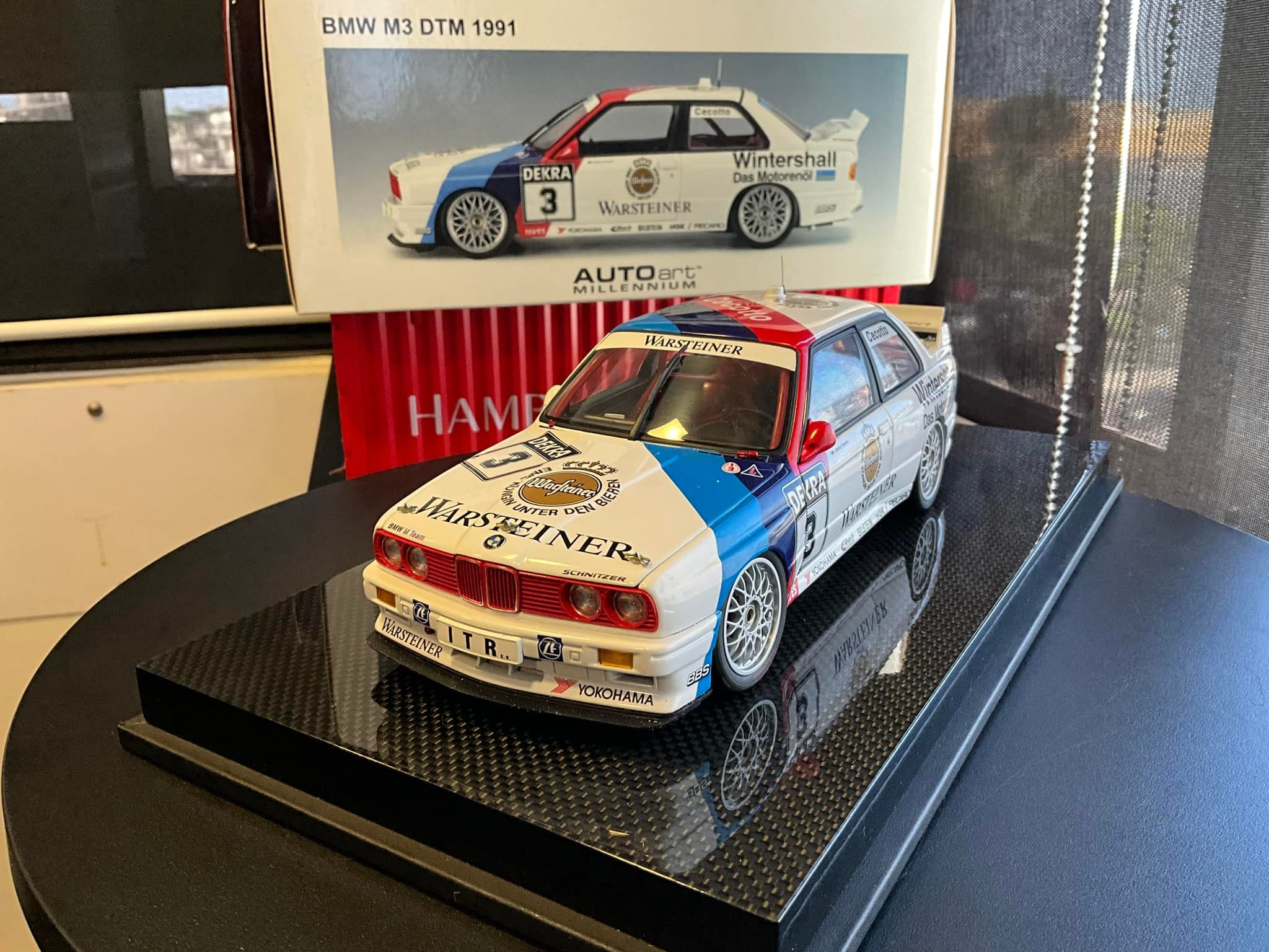 Autoart BMW E30 DTM Cecotto #3 & Soper #11