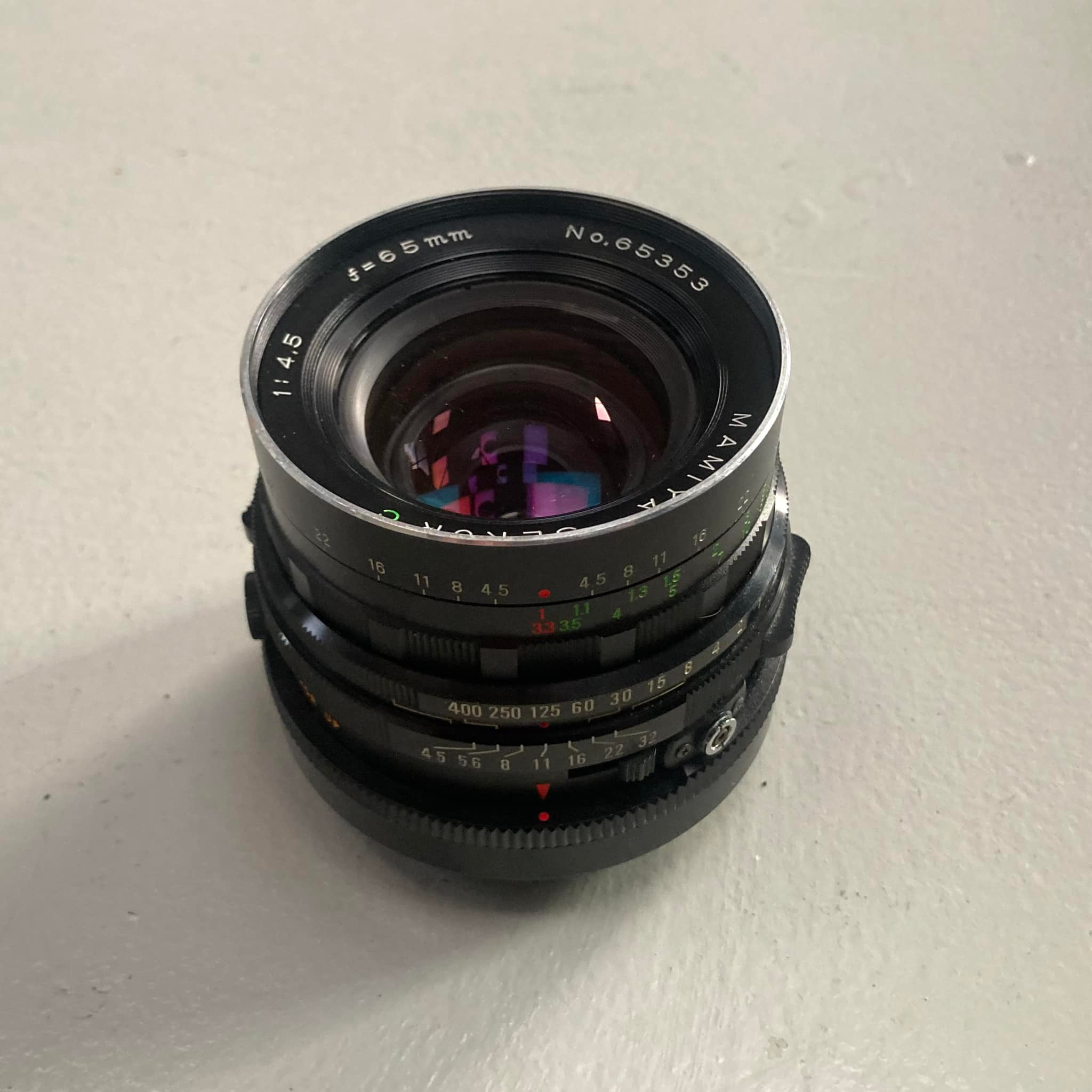Mamiya Sekor zoom C 100-200mm lens for RB67 Pro 2 camera