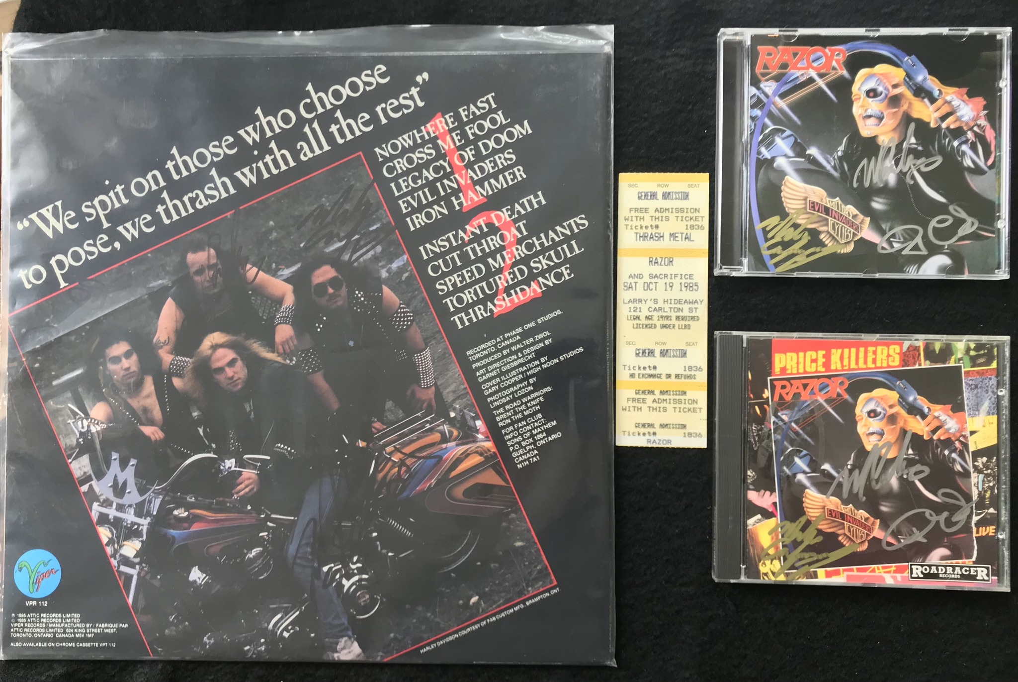 Razor's Evil Invaders speed metal album turns 39