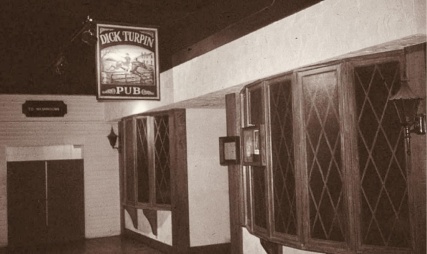 Dick Turpin pub in Scotia Square, Nova Scotia, circa 1975