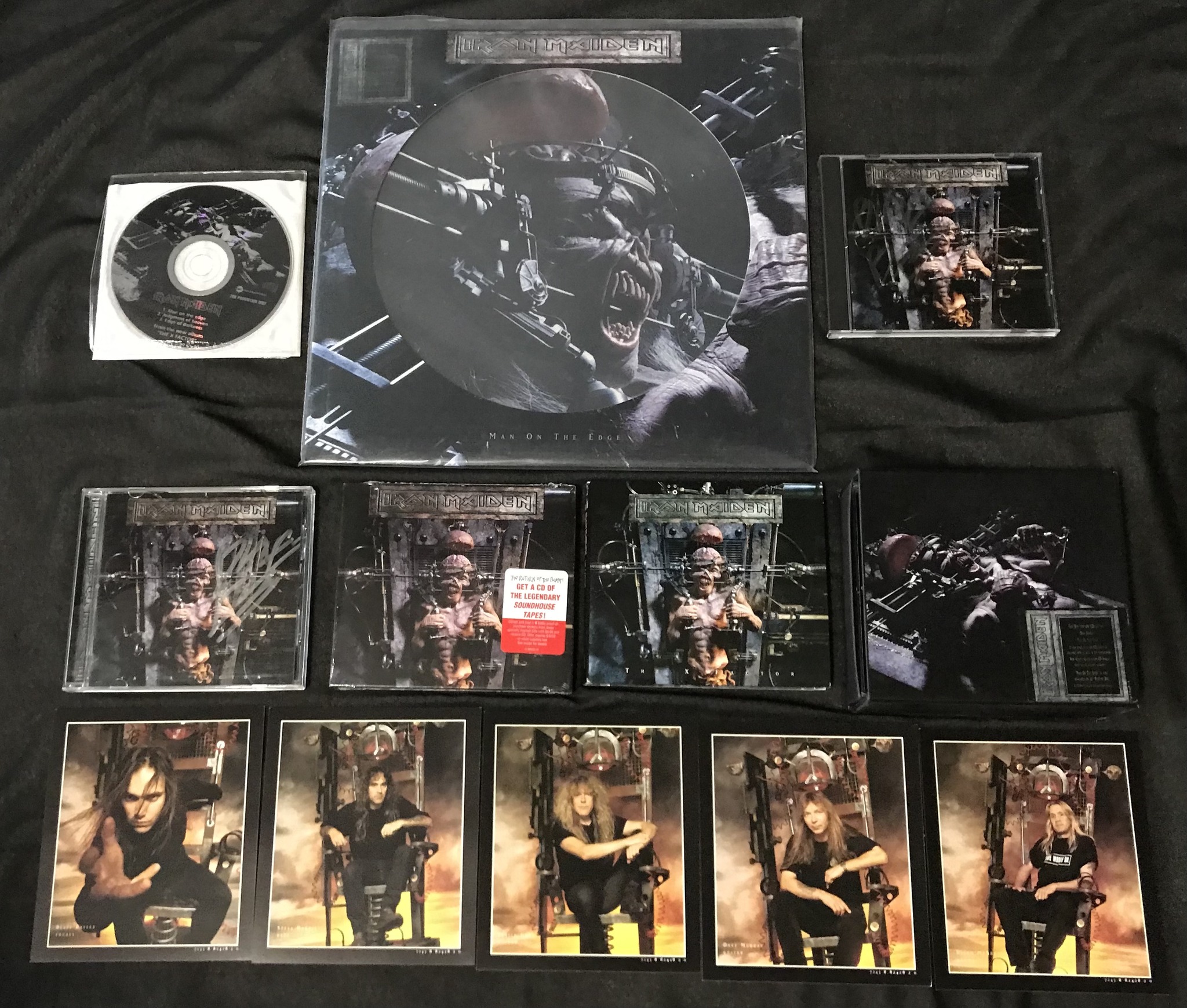 Iron Maiden 🔥 Man on the Edge — Maxi-Single, Limited Box Edition