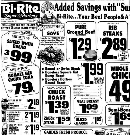 CLEVELAND STREETS - Then and Now, News and Nostalgia | Bi-Rite ad from ...