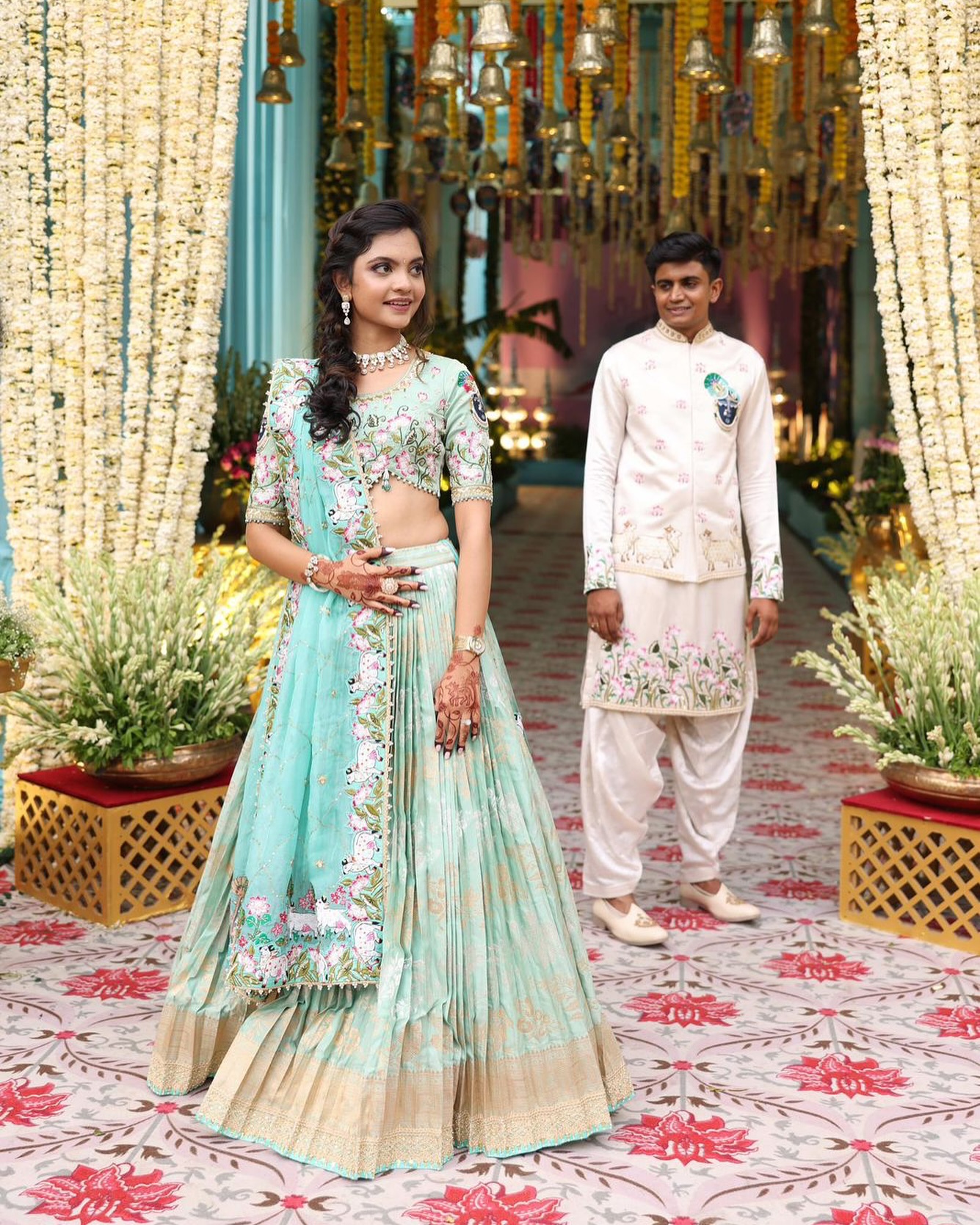 shreeji dance dress ladies tailor Our lovely clients….❤️❤️❤️ In chitravali custom made outfits for their shreenathji ni zankhi!!! Nehru park