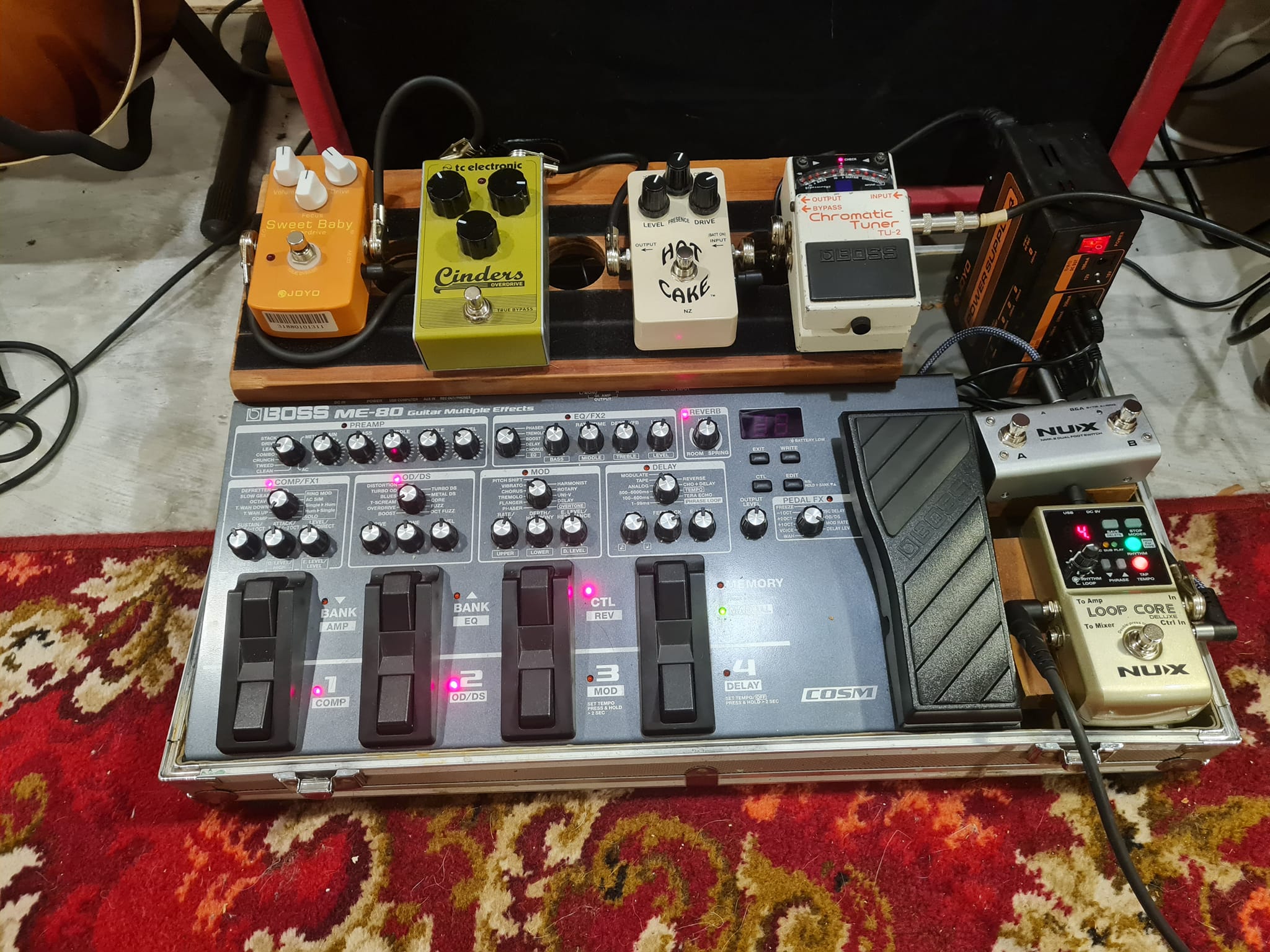 Simplifying pedalboard with Boss ME-80 and Kemper Stage