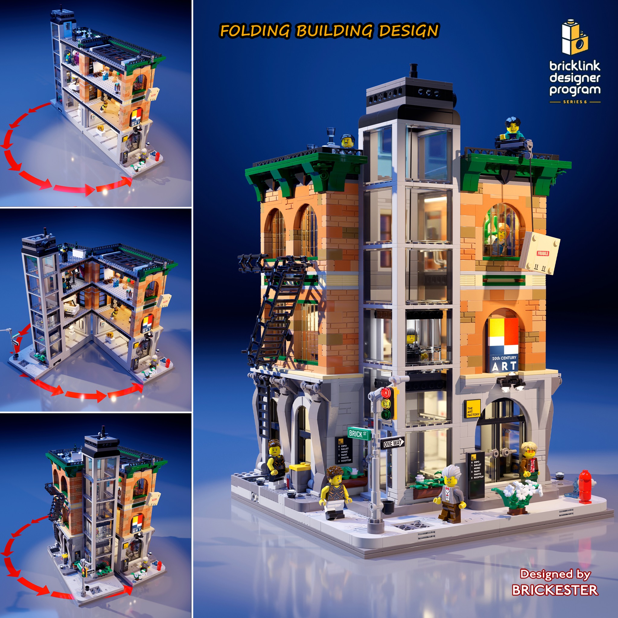 The Art Factory Lego set on Bricklink Designer Program