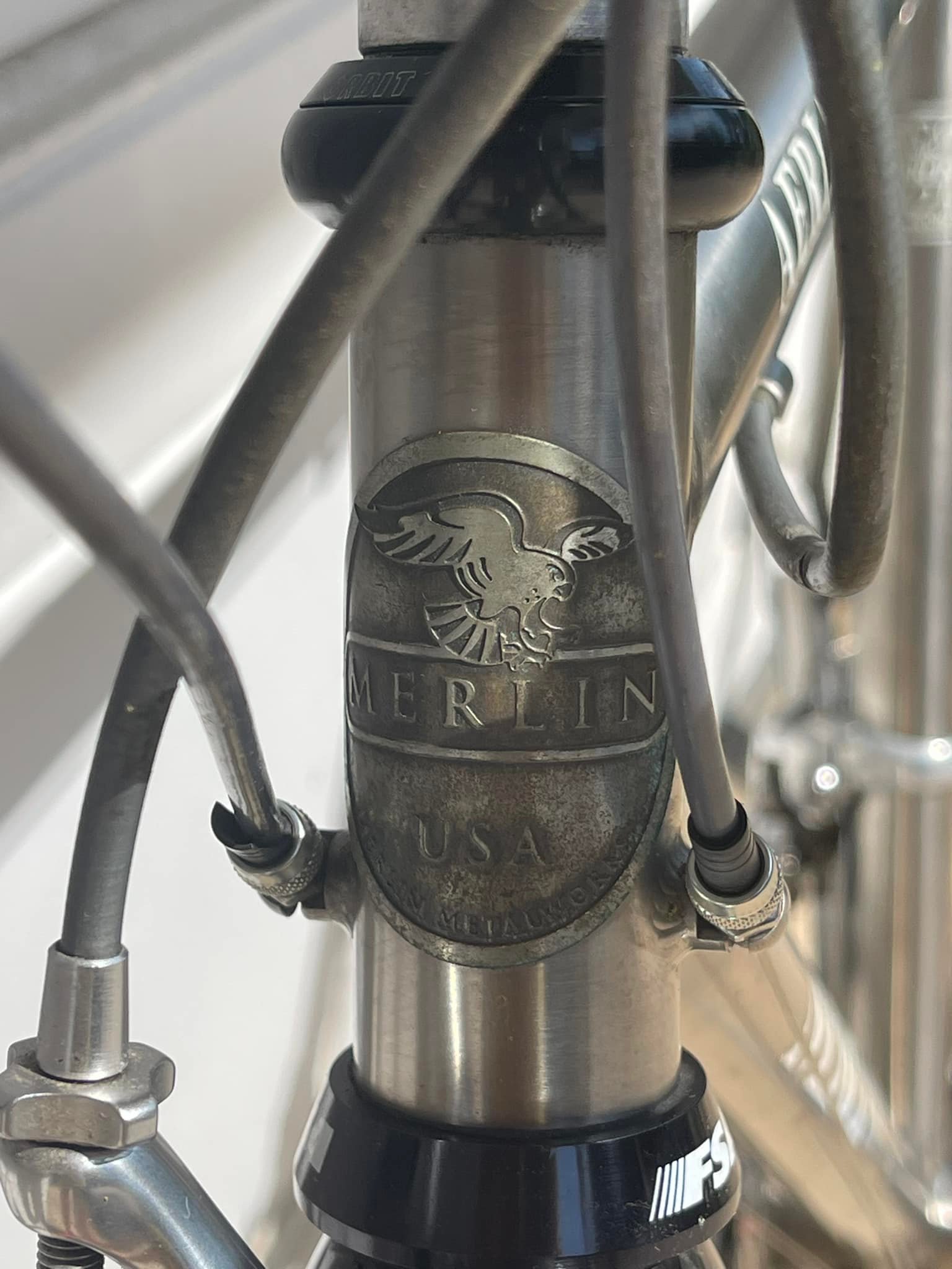 Merlin Aerial 47cm bike for sale with Dura-Ace and carbon fork
