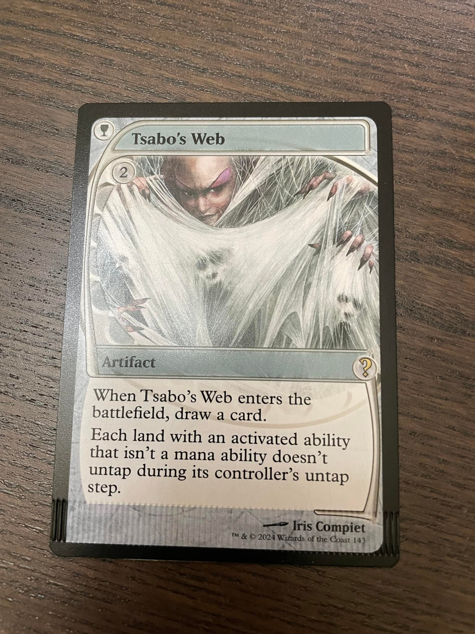Tsabo's web price spikes in magic game