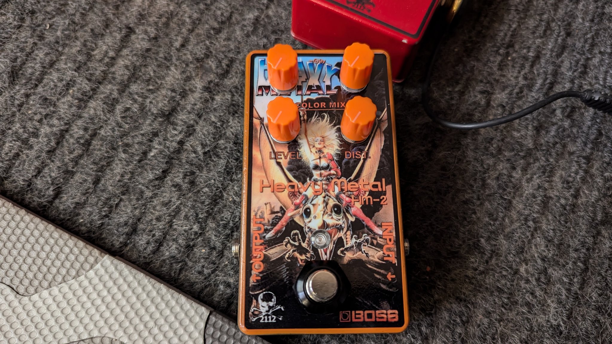 Germanium BOSS HM-2 guitar pedal clone, handbuilt by me.