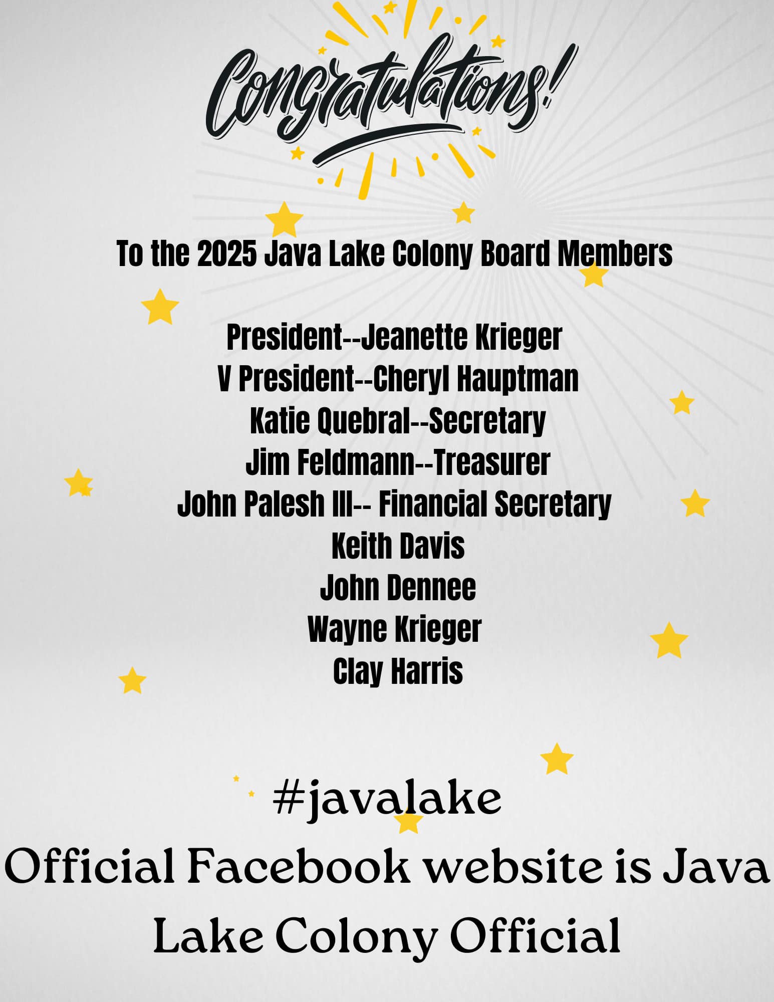Java Lake Colony Official | Facebook