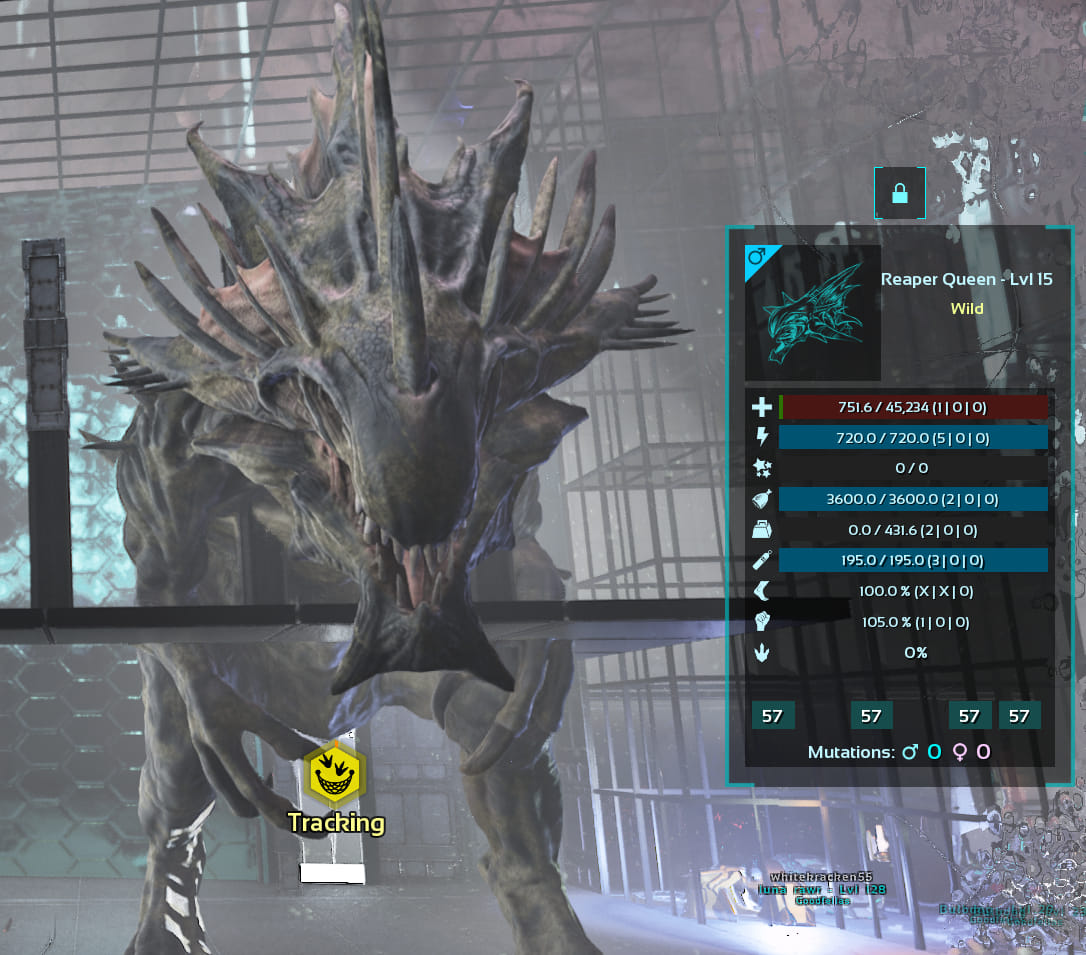 Ark Survival Ascended &ndash; Reaper King Abberante PvE / Clone / Statistiche Alte / Evento