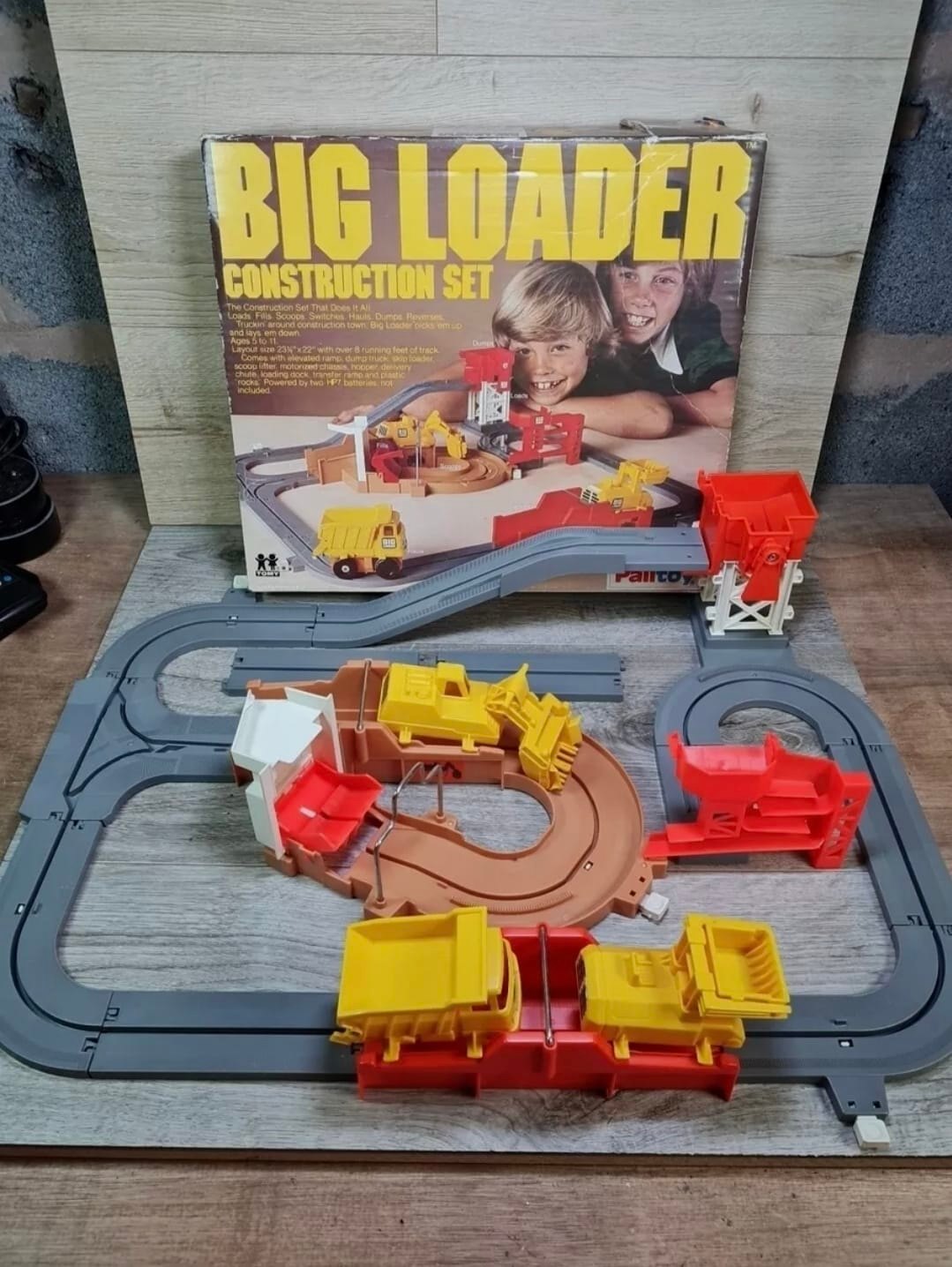 Vintage 1991 Tomy Big Loader Construction Set 5001 Almost Complete | #1862055115