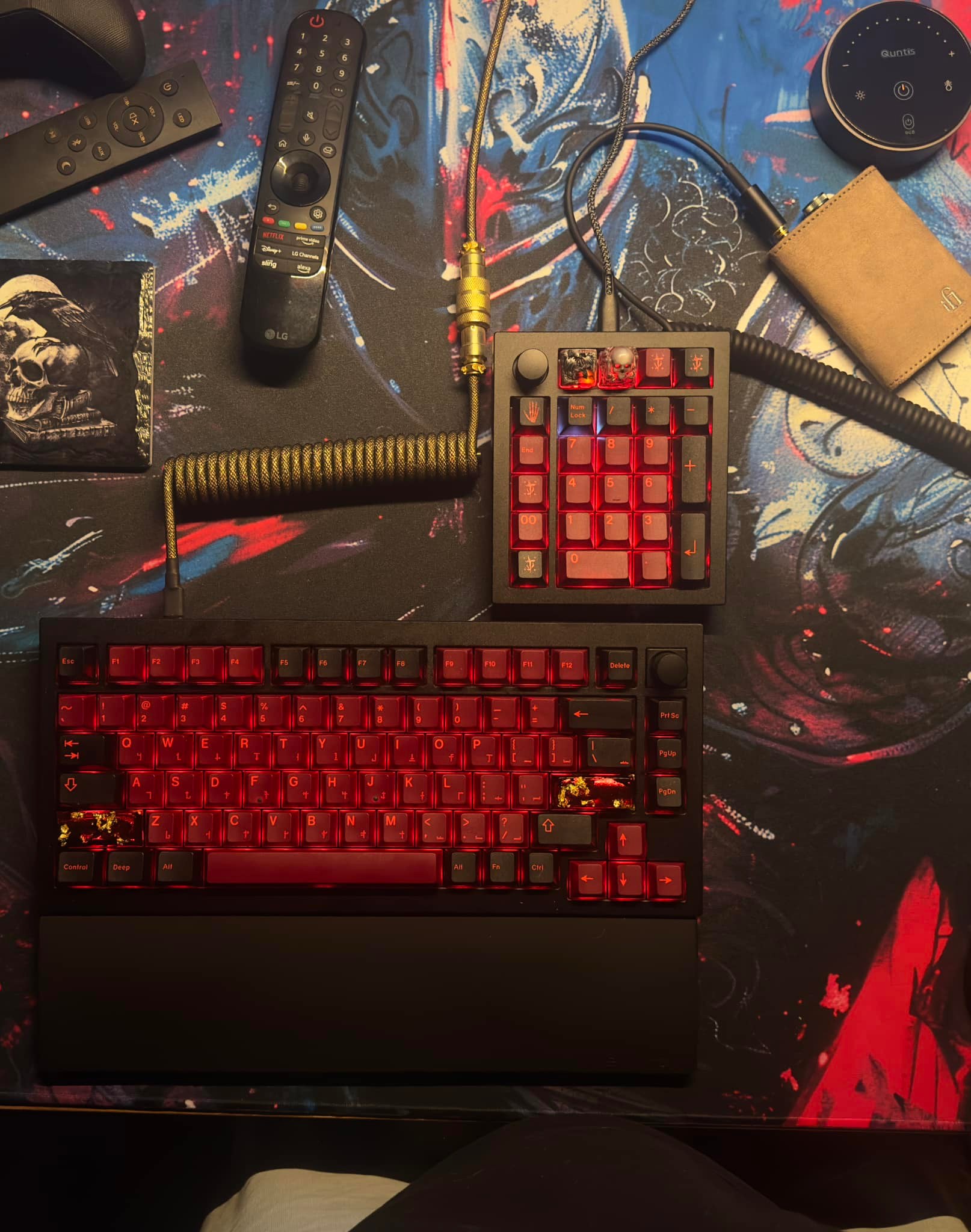 Hephboard H1-Hera keyboard sound test with red hall effect switches
