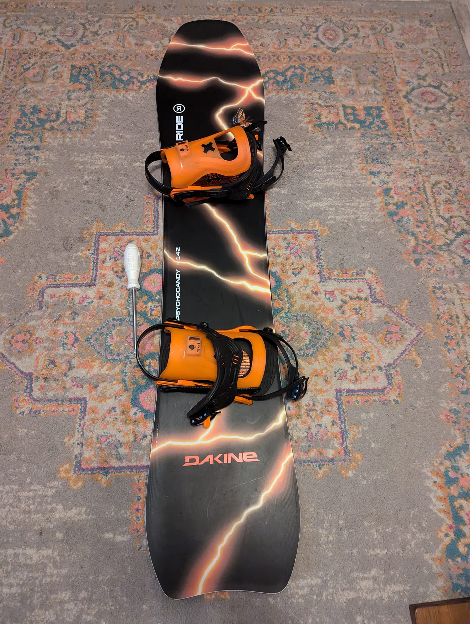 What size Ride Psychocandy snowboard for 5