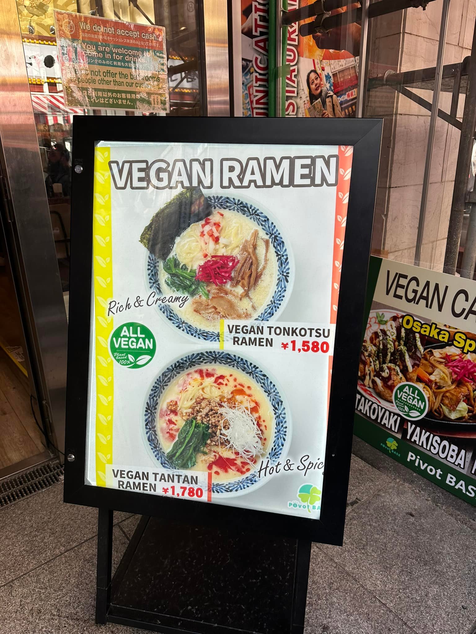 Vegan cafe in Osaka, Japan