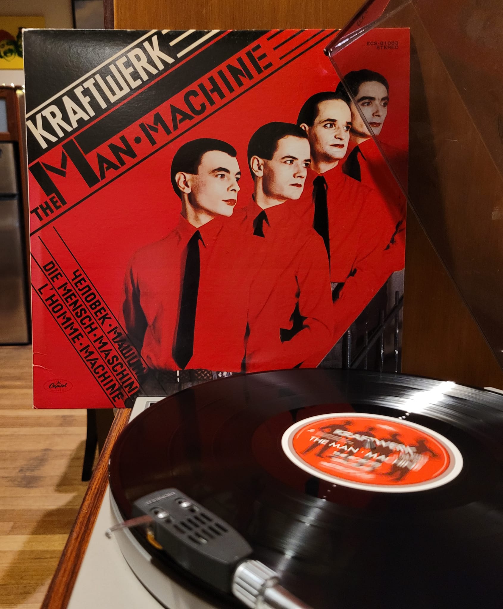 Kraftwerk's The Man Machine 1978 Japanese promo vinyl