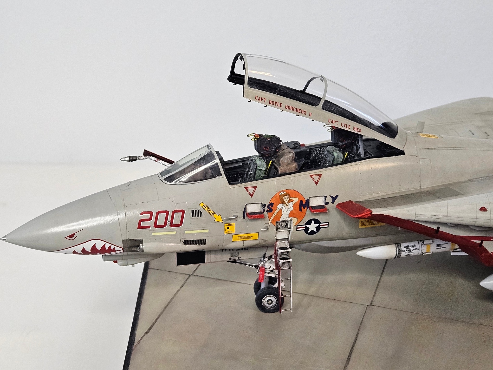 What are the correct livery details for F-14A Buno 162688 from VF