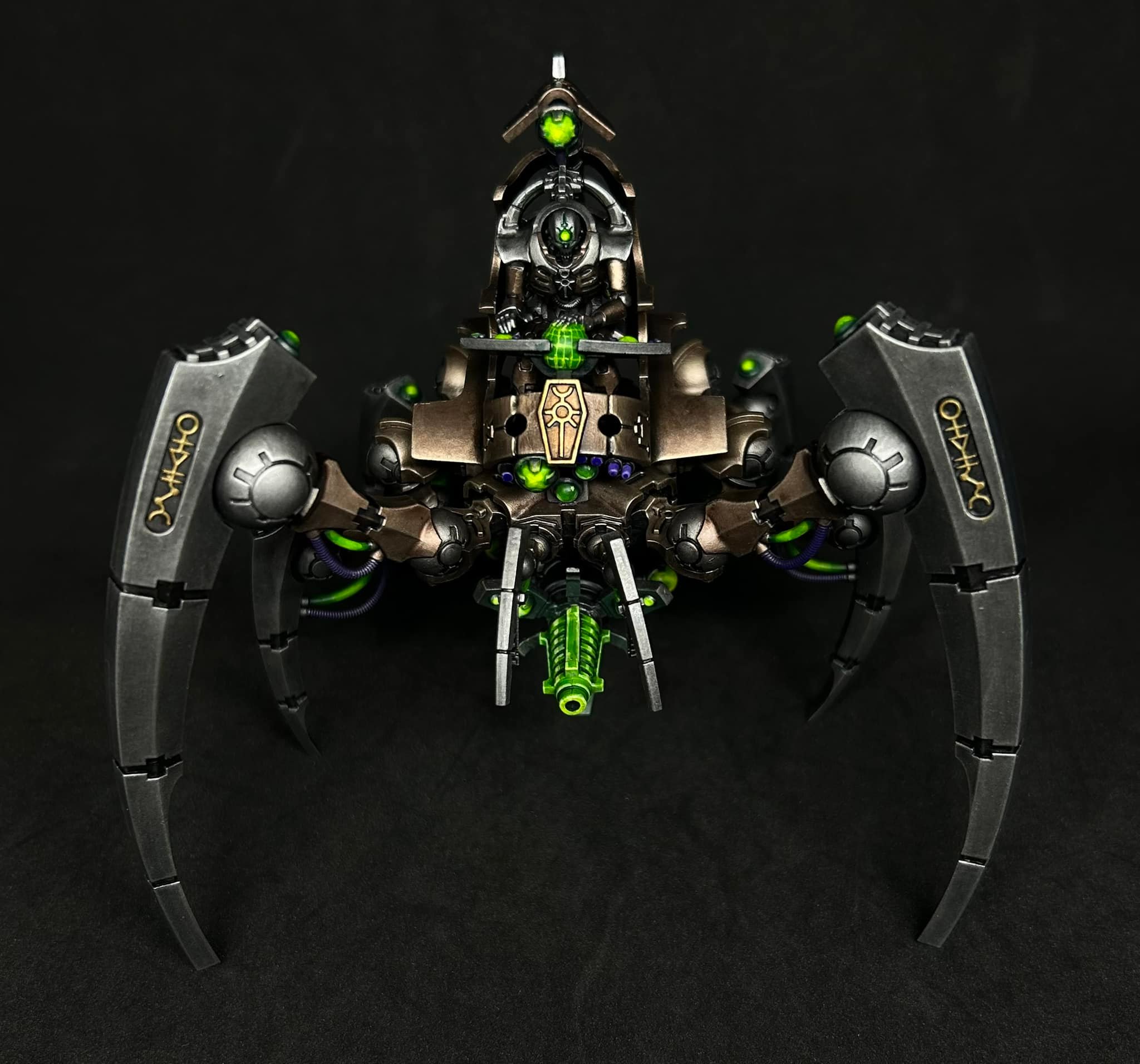Triarch Stalker done . With heat ray weapon. Not perfect few 