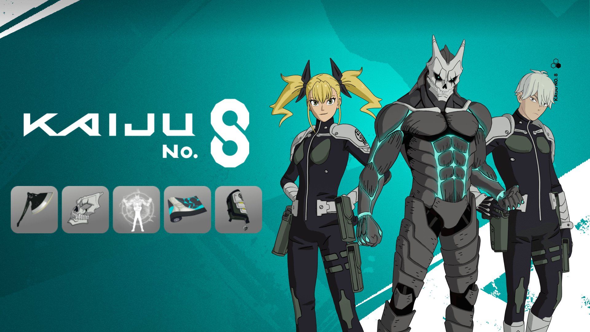Kaiju no 8 collab drops in Fortnite