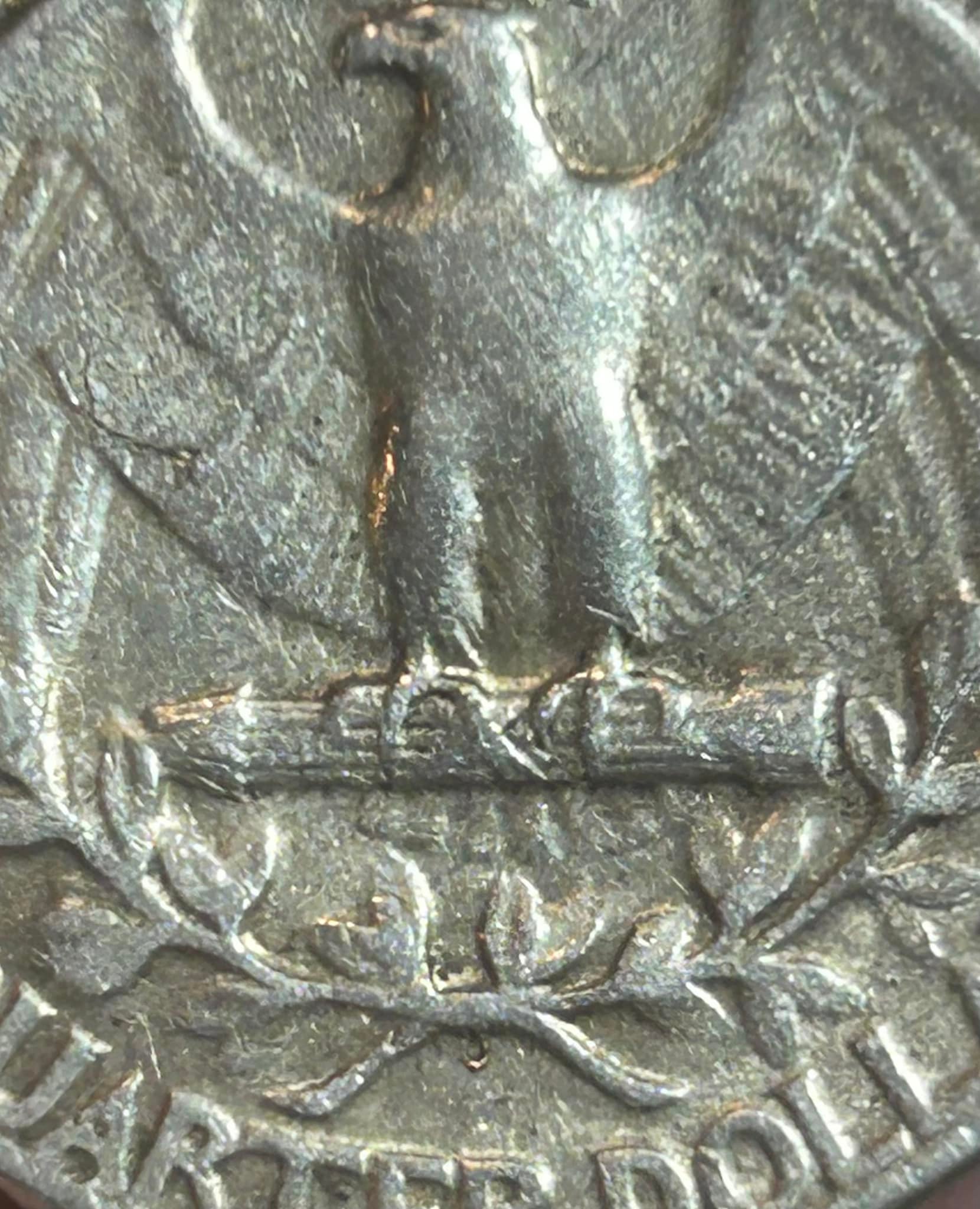 What is the mint mark on a 1959 quarter with an 'o' shape?