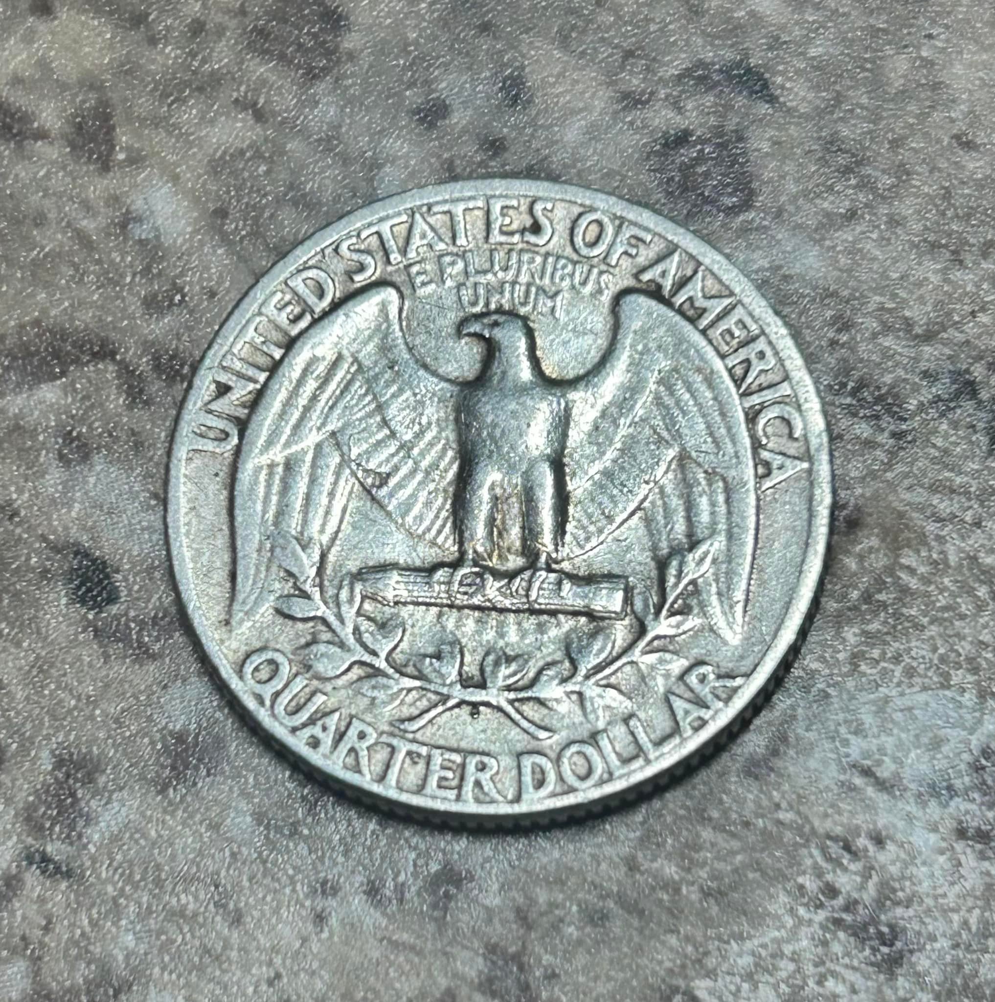 What is the mint mark on a 1959 quarter with an 'o' shape?