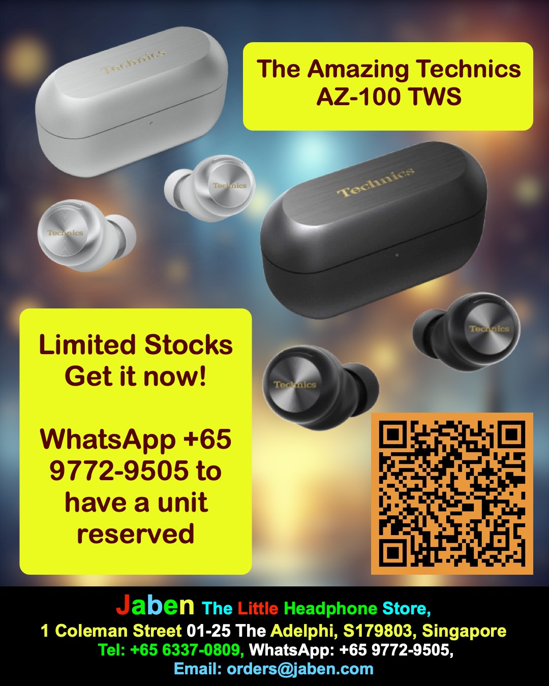 Technics AZ100 – The art of True Wireless, perfected. Experience