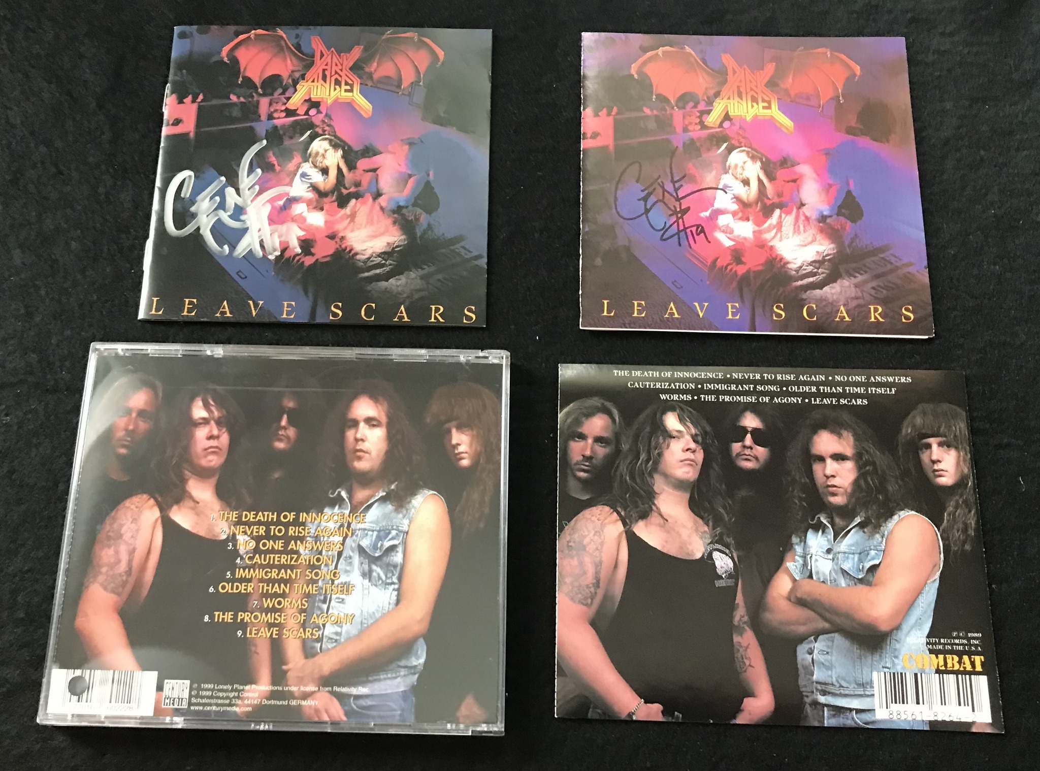 Dark Angel's Leave Scars album released 36 years ago